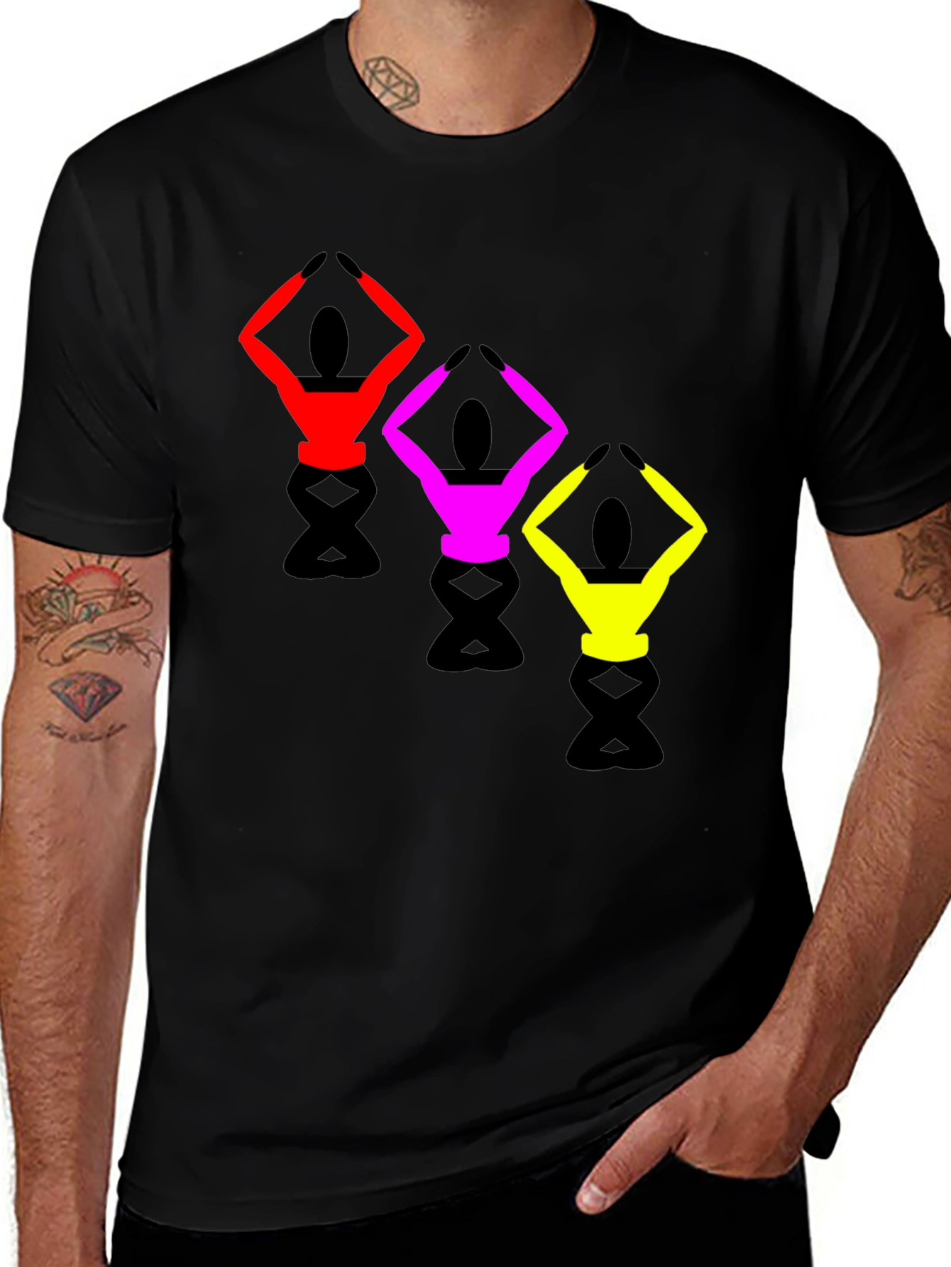 Yoga Pose Graphic T-Shirt