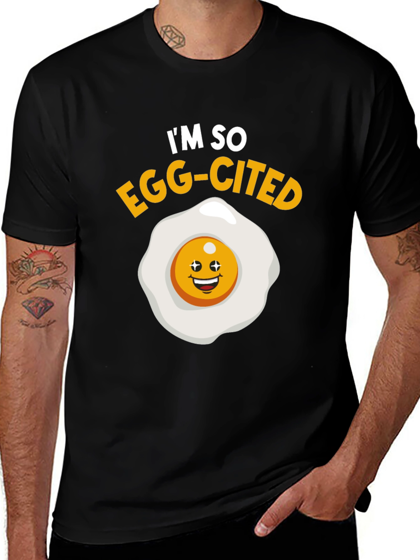 Variant 22 of I'm So Egg-Cited Graphic T-Shirt