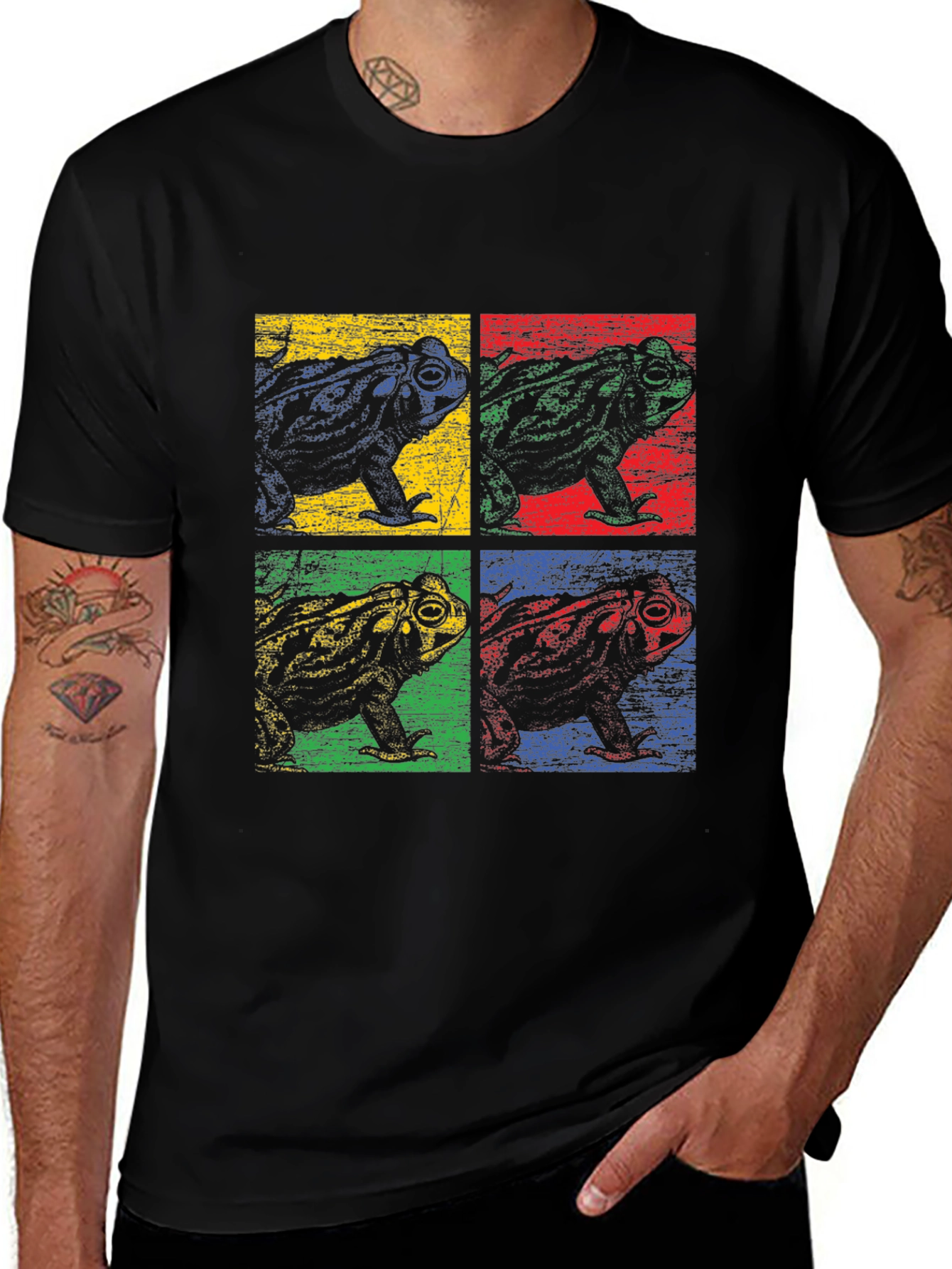 Variant 15 of Retro Pop Art Frog T-Shirt
