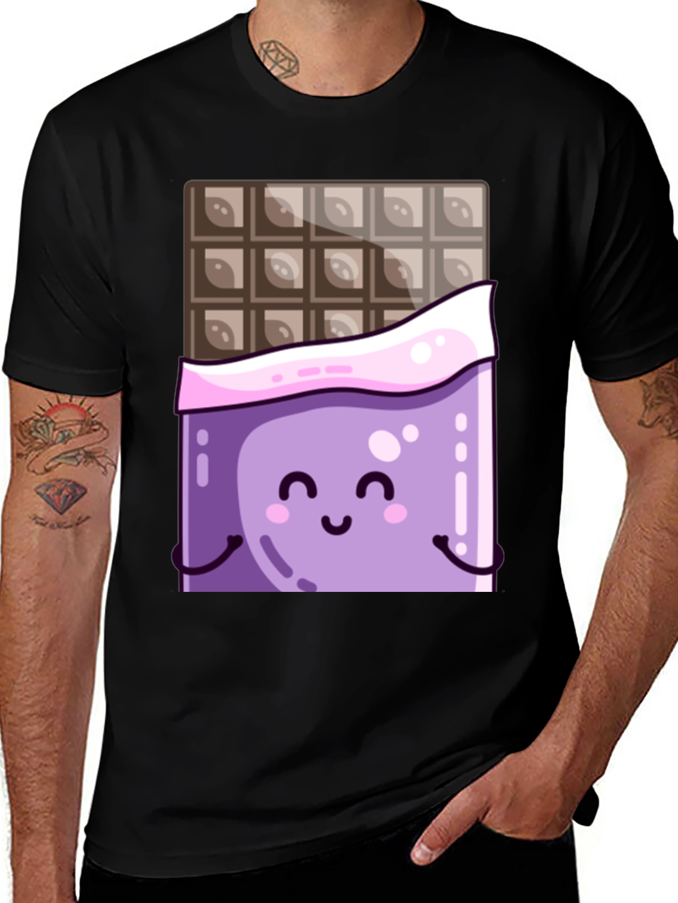 Variant 23 of Chocolate Bar Graphic Tee - Cute & Comfy