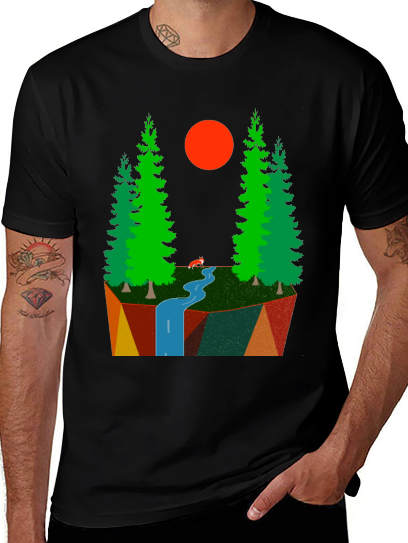 Variant 24 of Nature Landscape Graphic Tee
