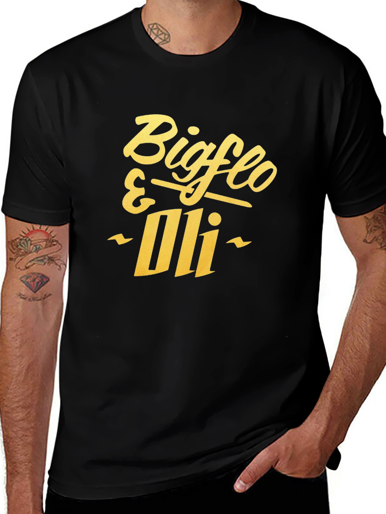Variant 25 of Bigflo & Oli Black Graphic T-Shirt