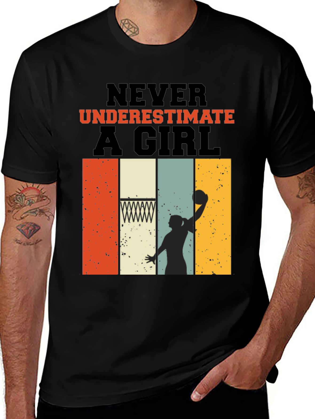 Variant 3 of Never Underestimate a Girl T-Shirt