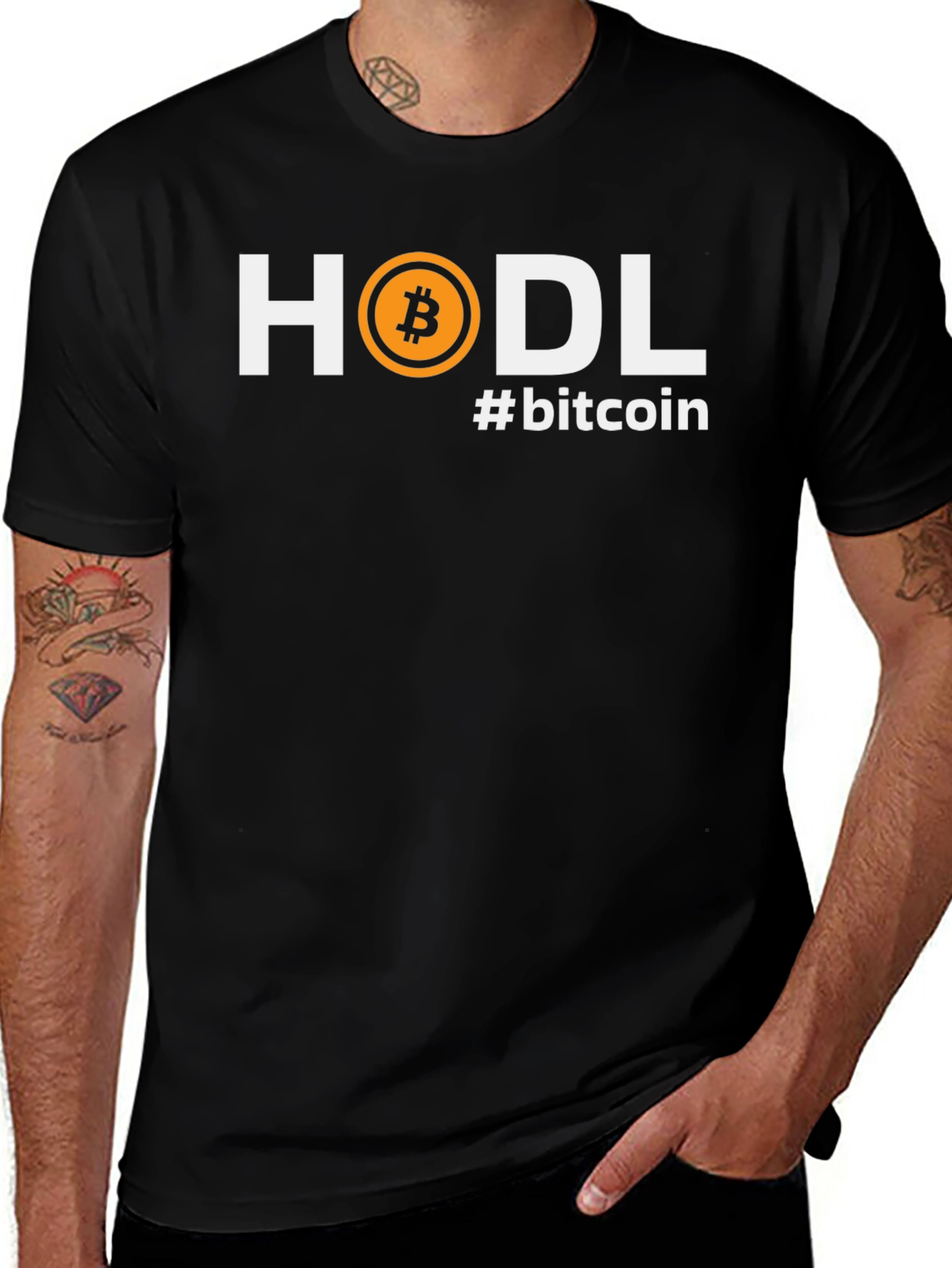 HODL Bitcoin T-Shirt - Crypto Investor Tee