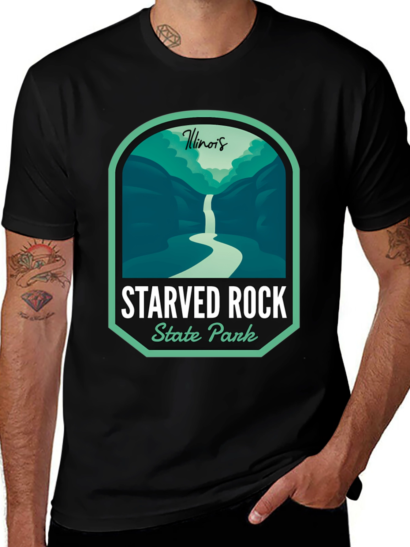 Variant 22 of Starved Rock State Park Illinois T-Shirt