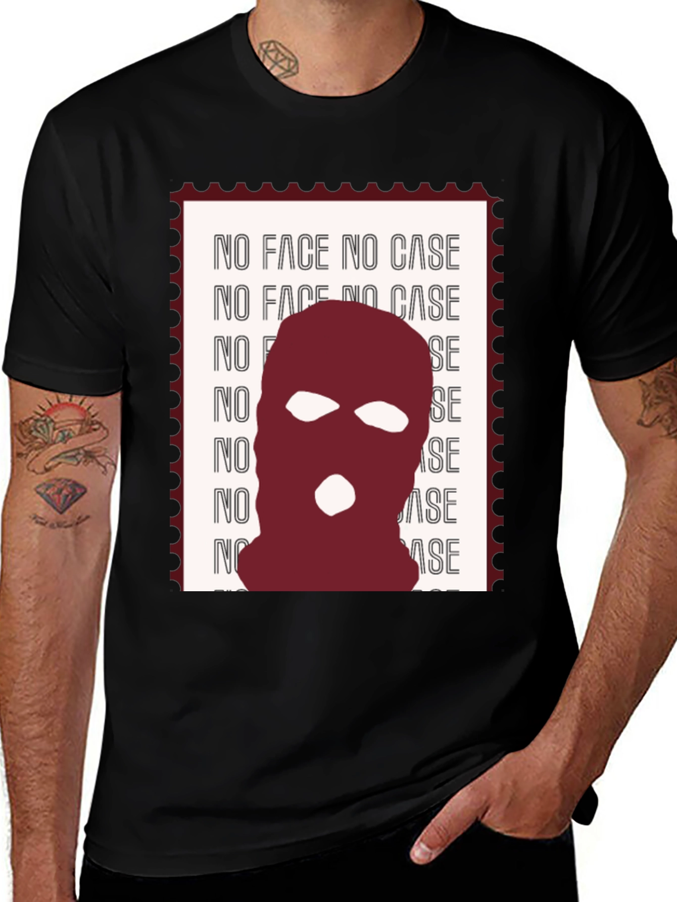 Variant 21 of No Face No Case Graphic Tee - Bold Street Style