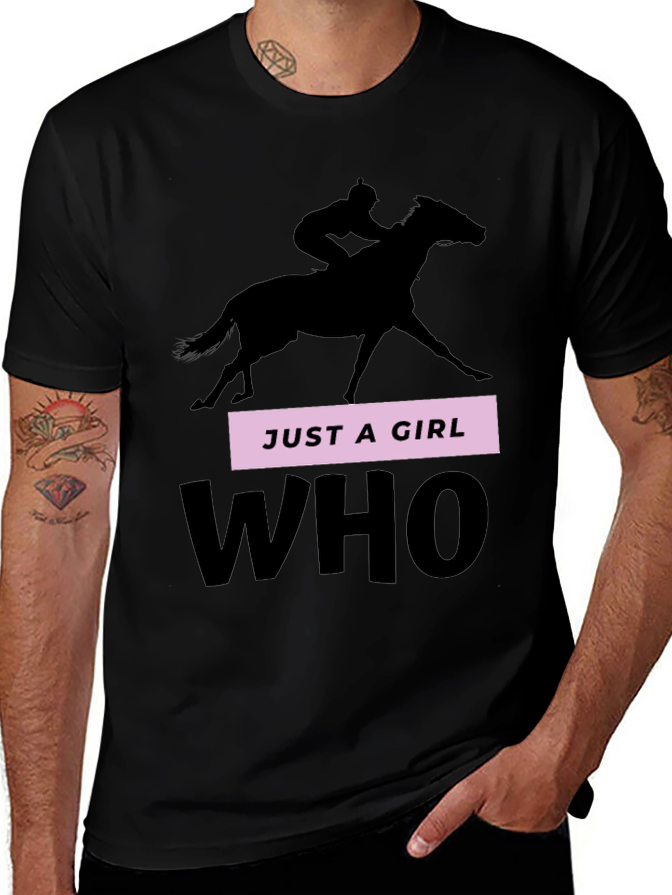 Variant 28 of Just a Girl Who Loves Horses T-Shirt