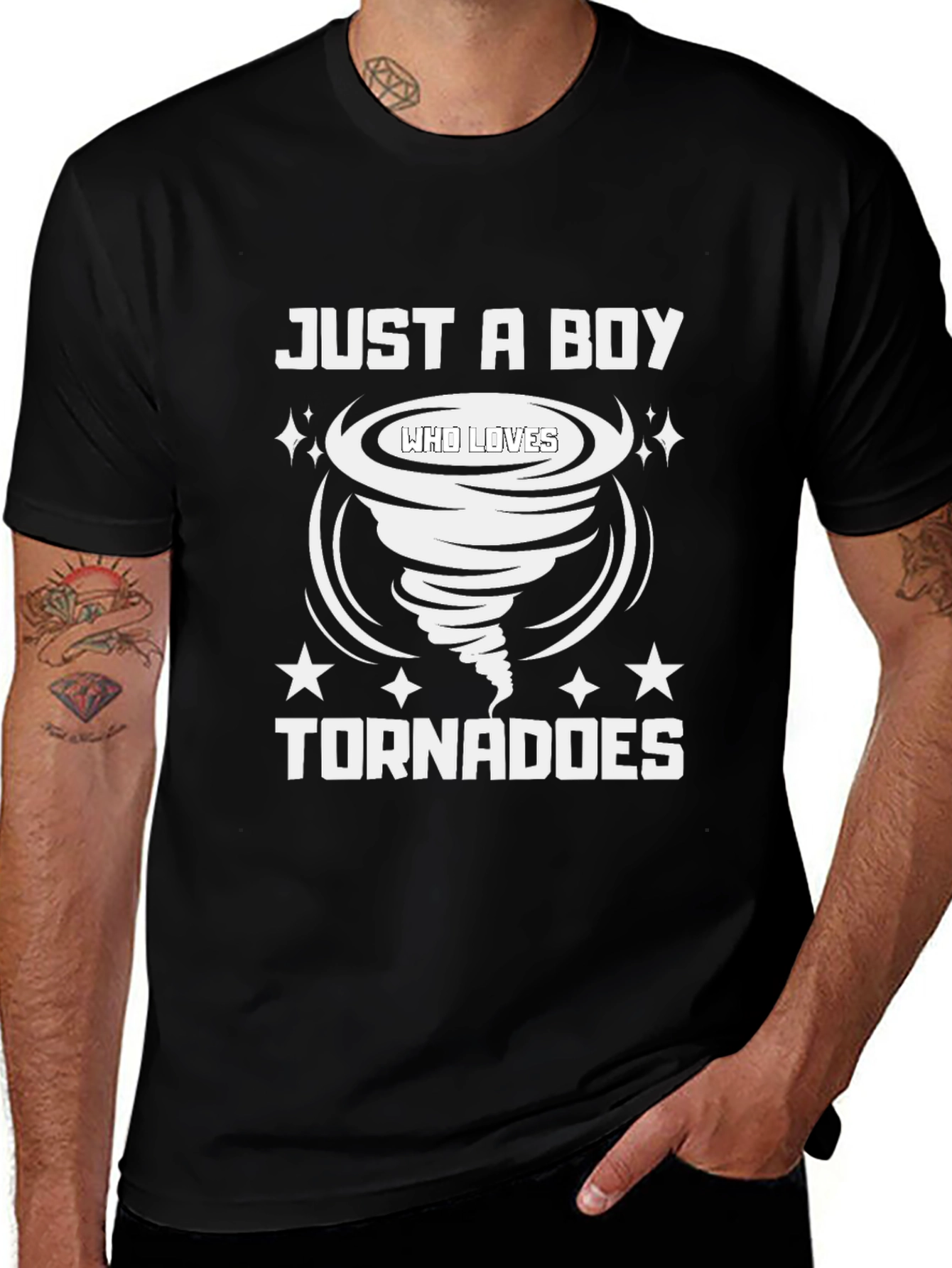 Variant 18 of Just A Boy Who Loves Tornadoes T-Shirt