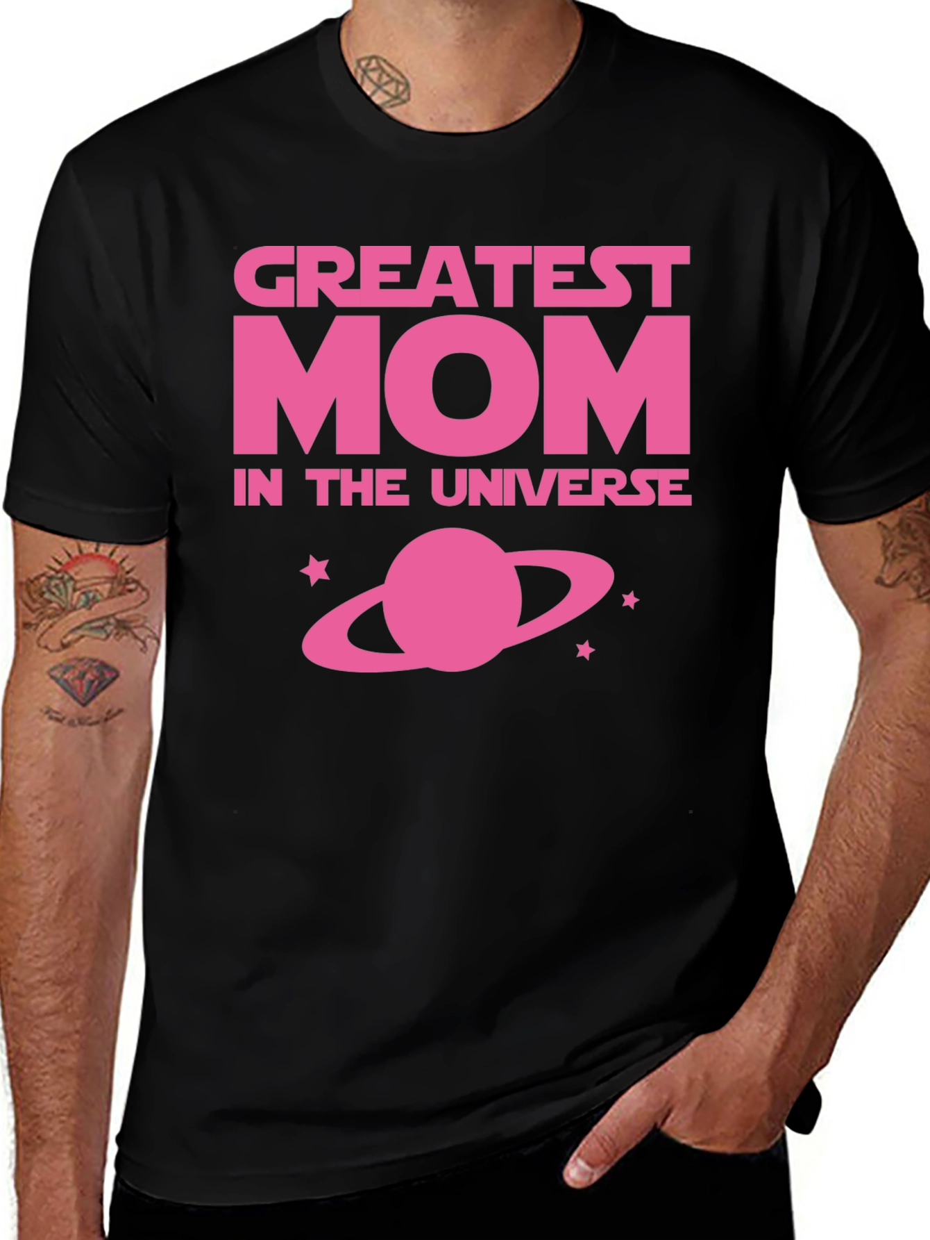 Variant 16 of Greatest Mom in the Universe Black T-Shirt