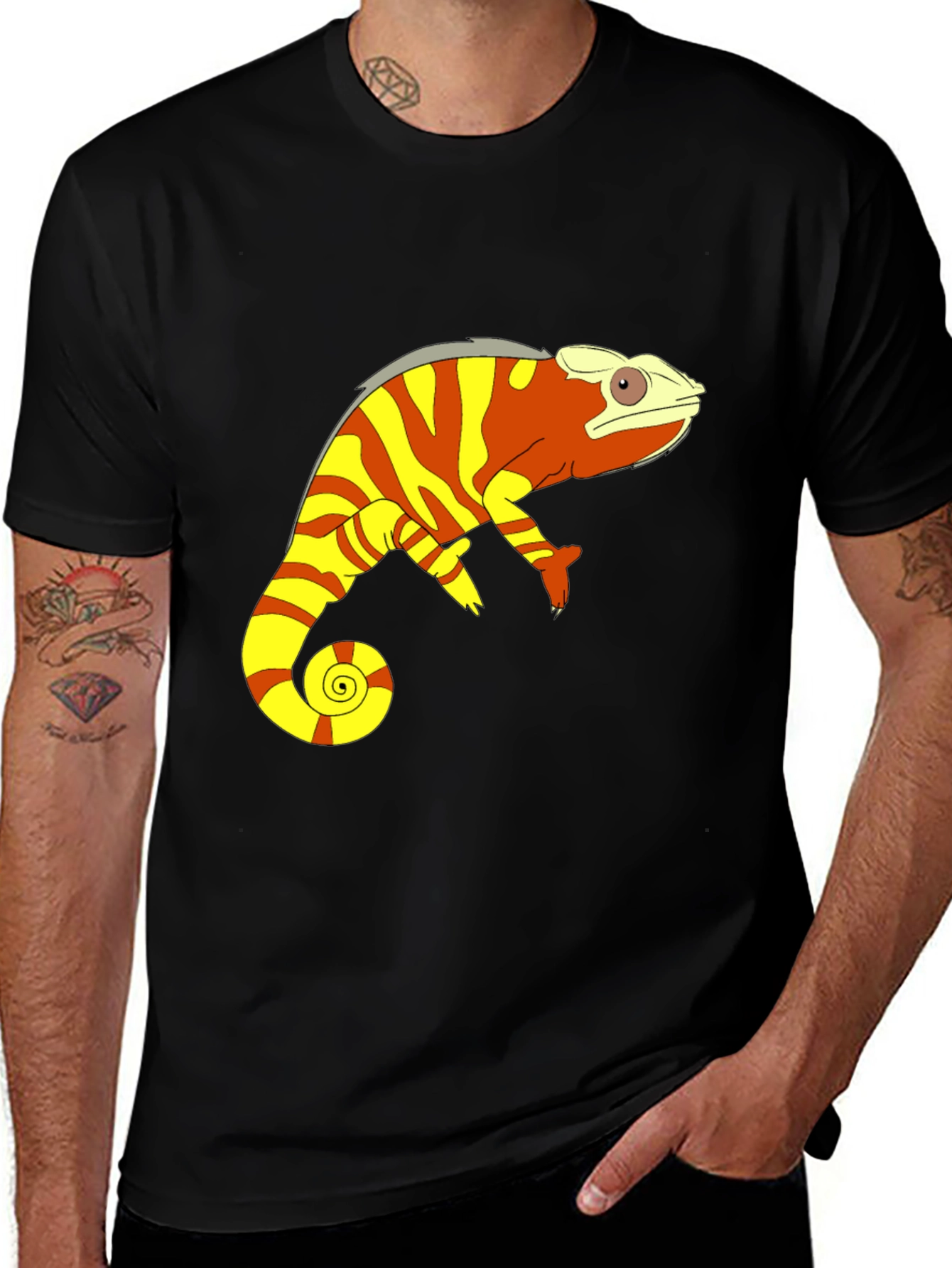 Variant 6 of Chameleon Graphic Tee - Stylish & Unique