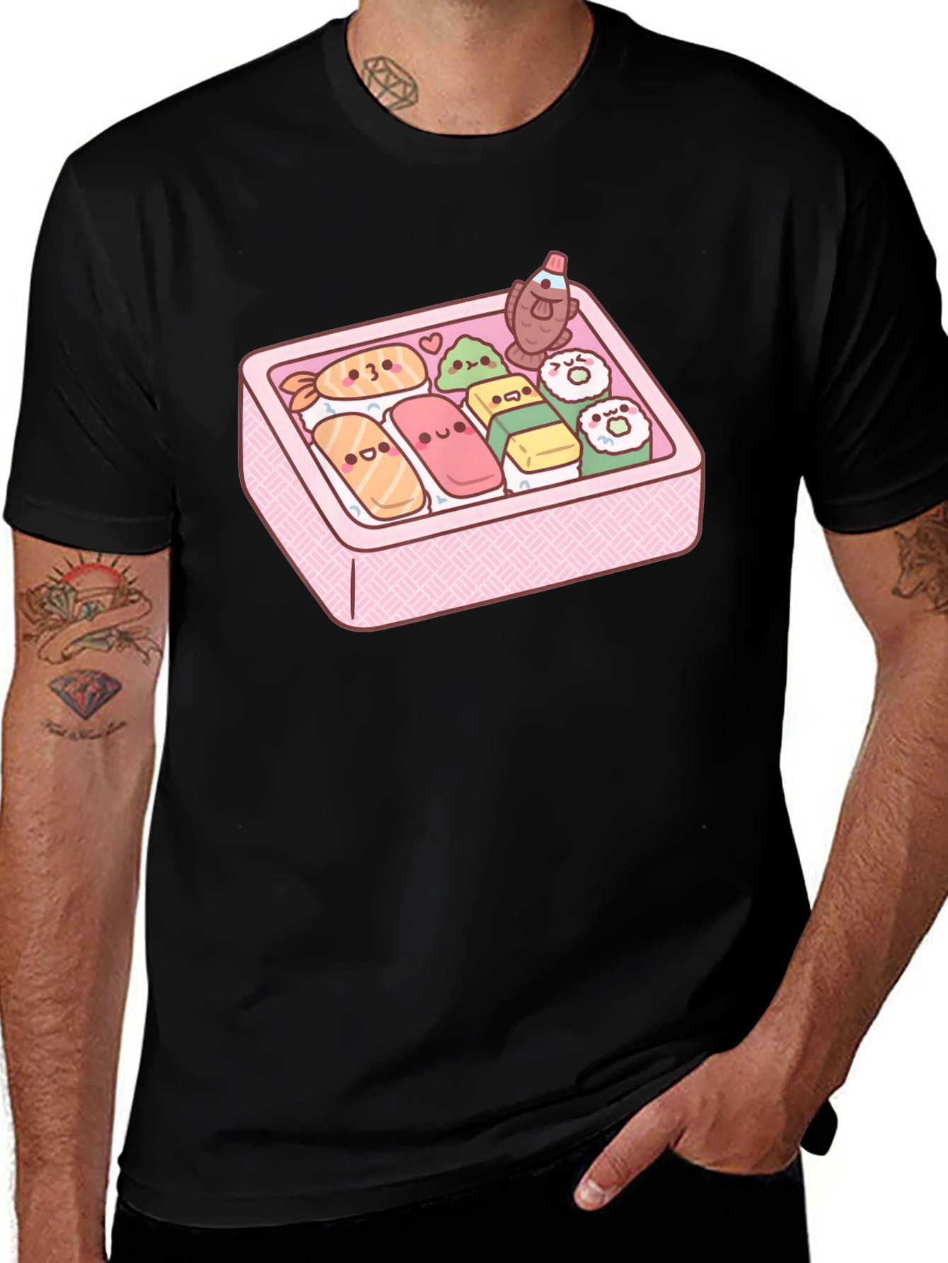Variant 21 of Sushi Bento Box Graphic T-Shirt