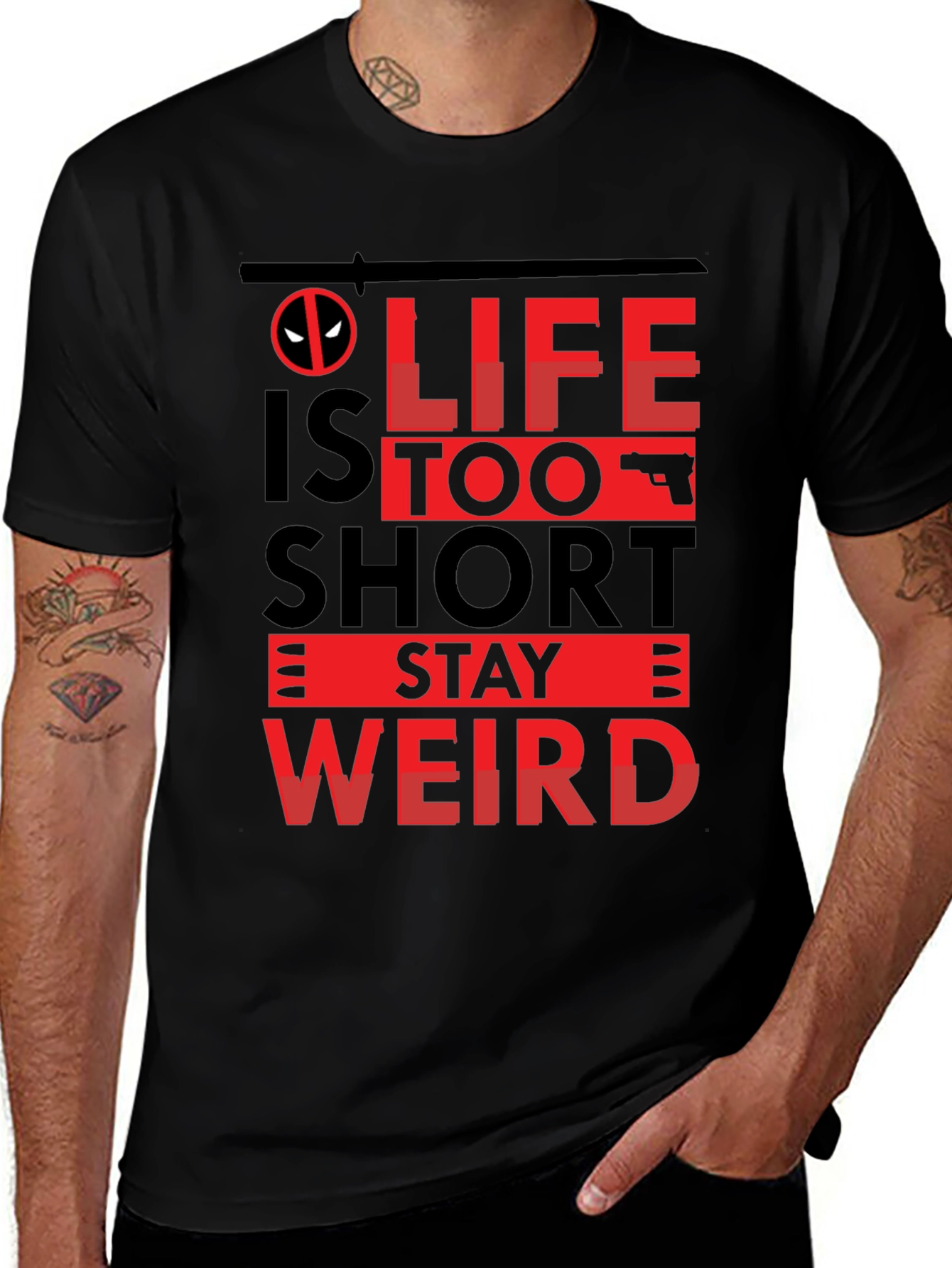 Variant 11 of Life is Too Short Stay Weird T-Shirt