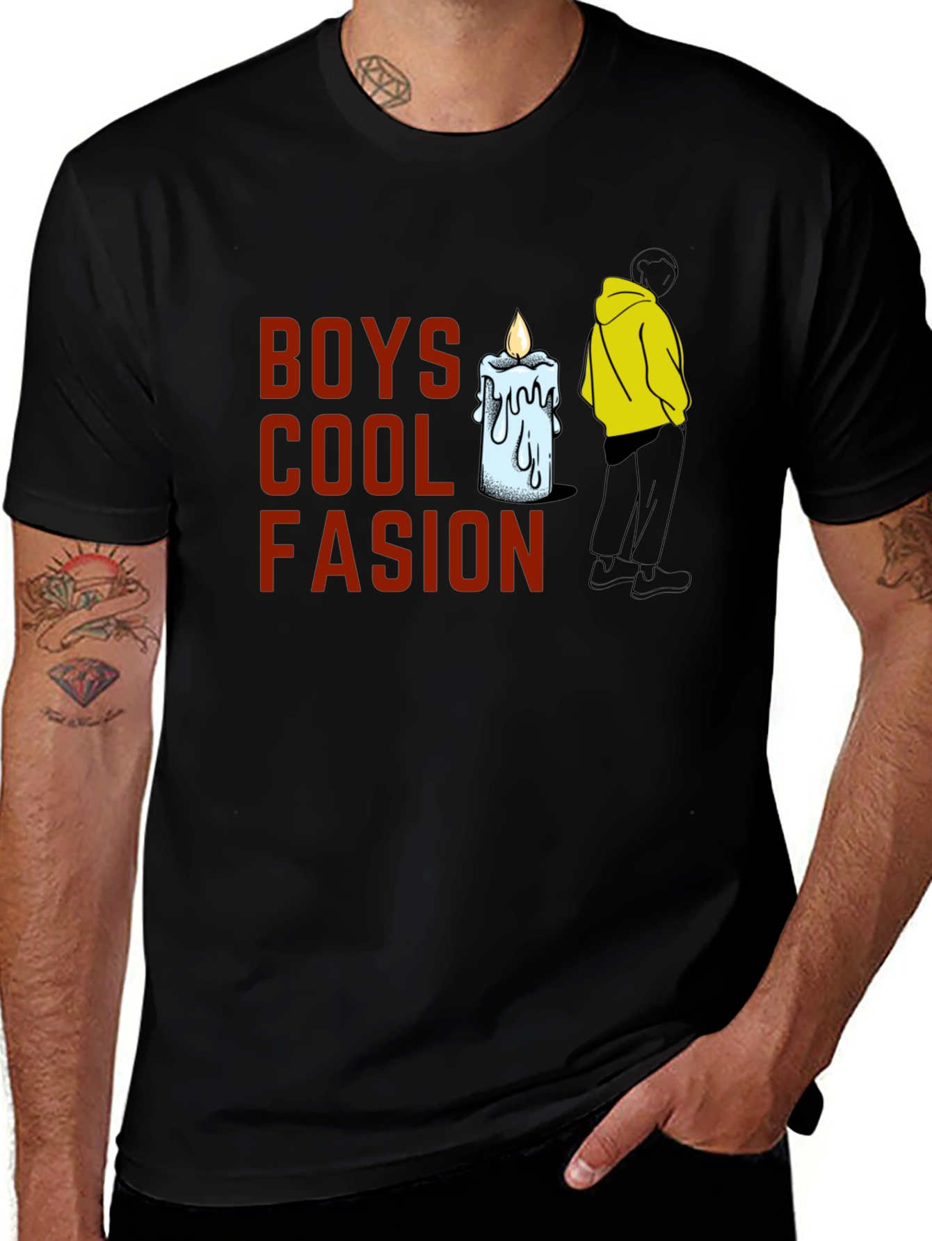 Variant 16 of Boys Cool Fashion Graphic T-Shirt