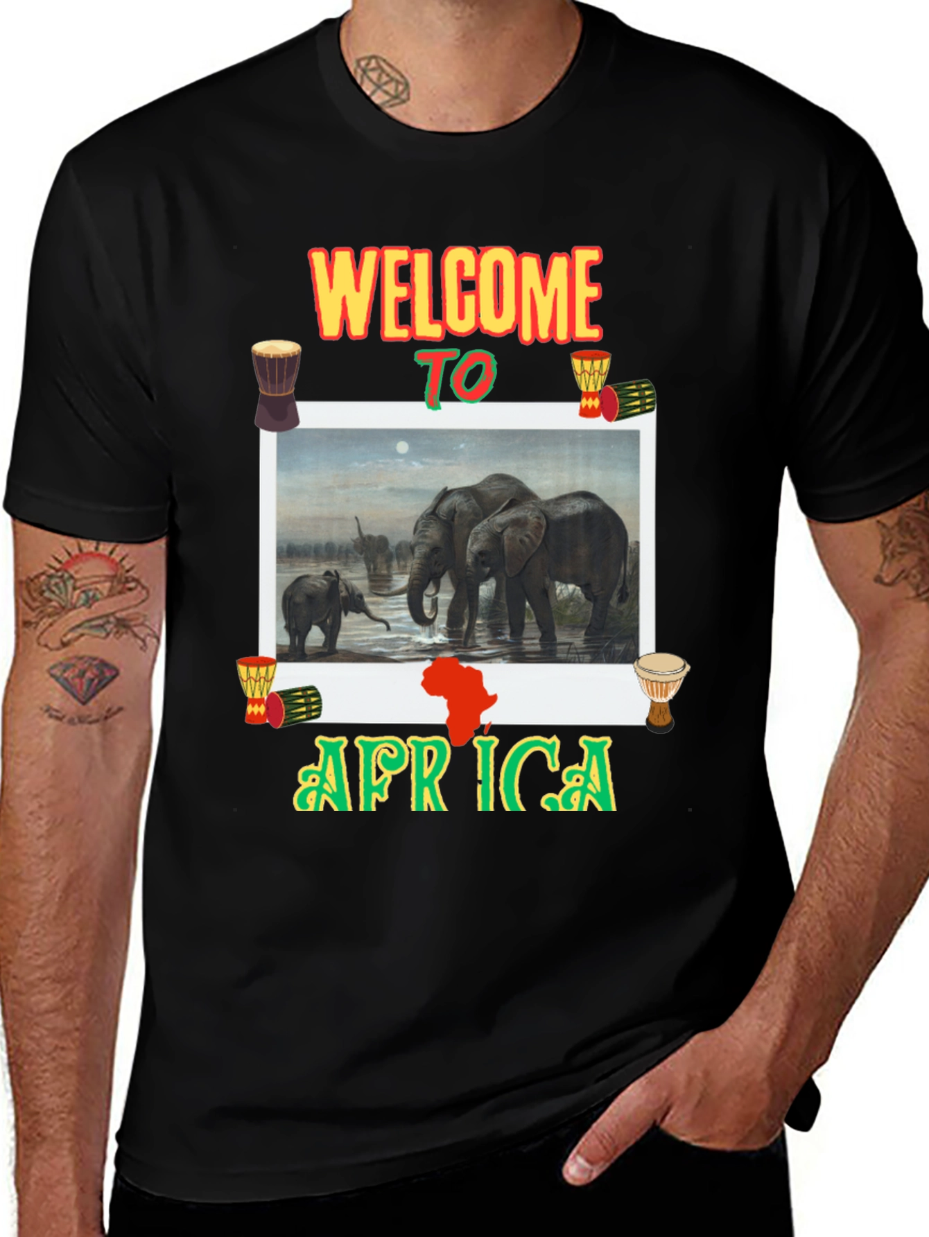 Welcome to Africa Graphic T-Shirt