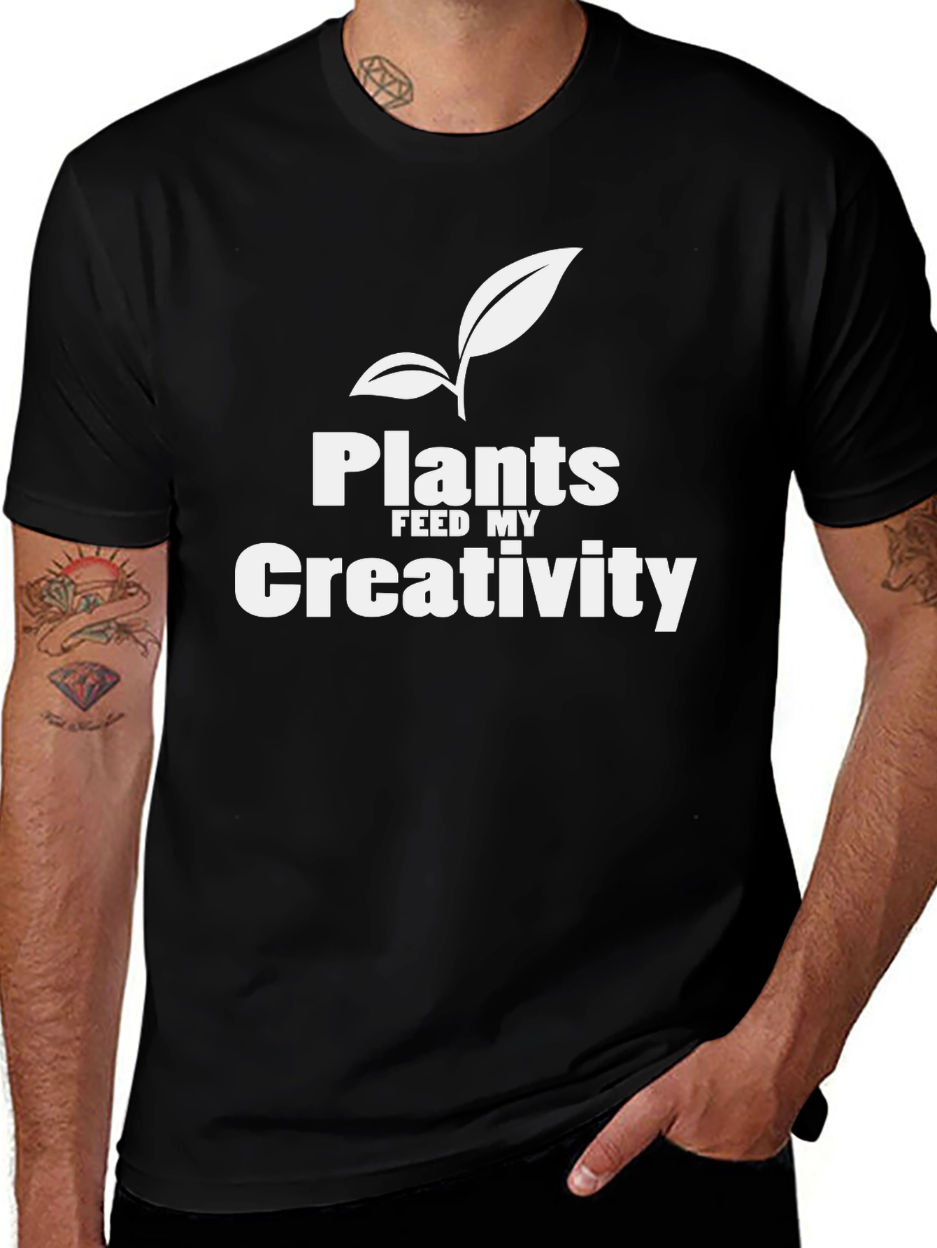 Plants Feed My Creativity Graphic Tee