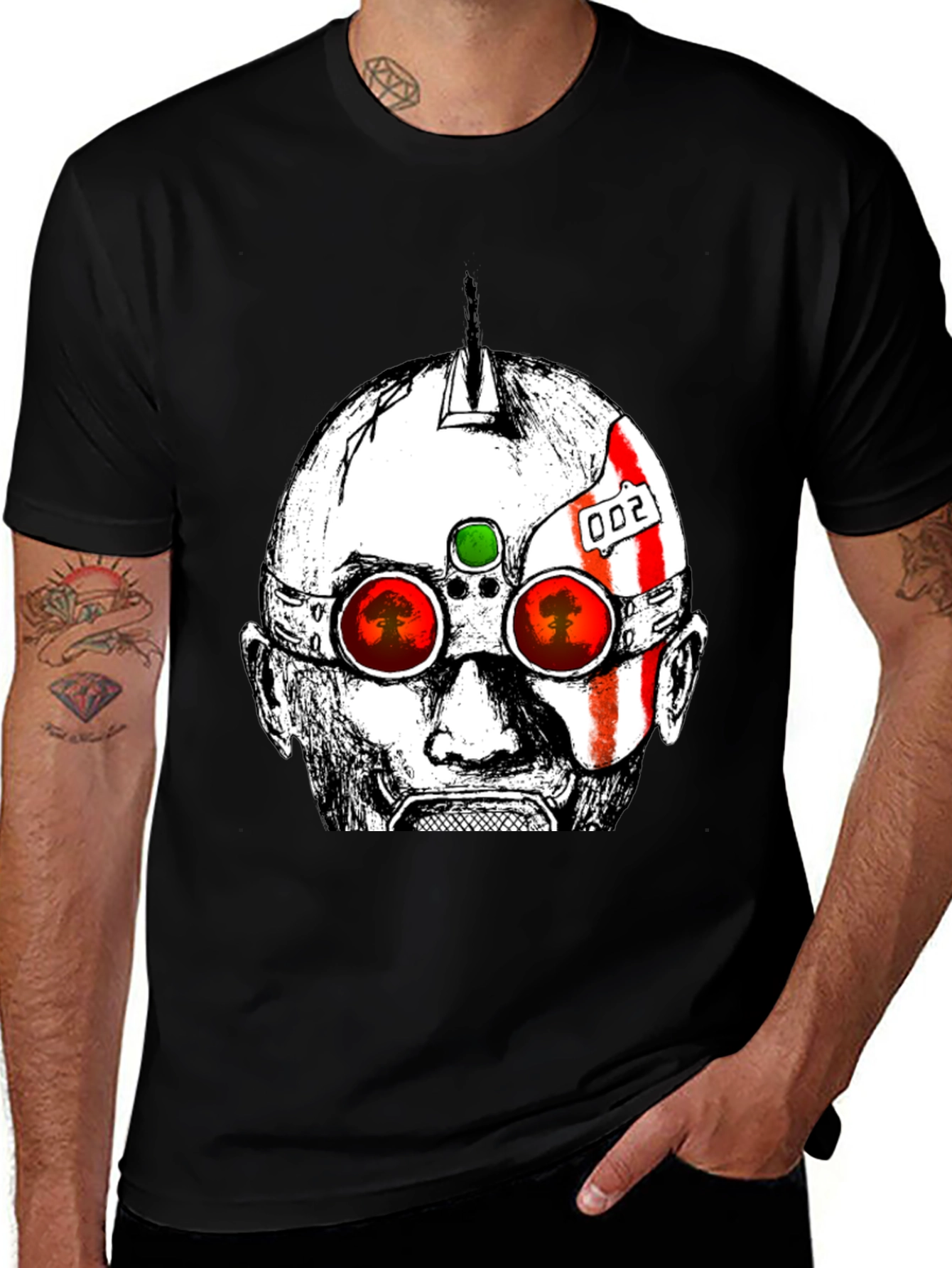 Variant 19 of Futuristic Soldier Graphic T-Shirt