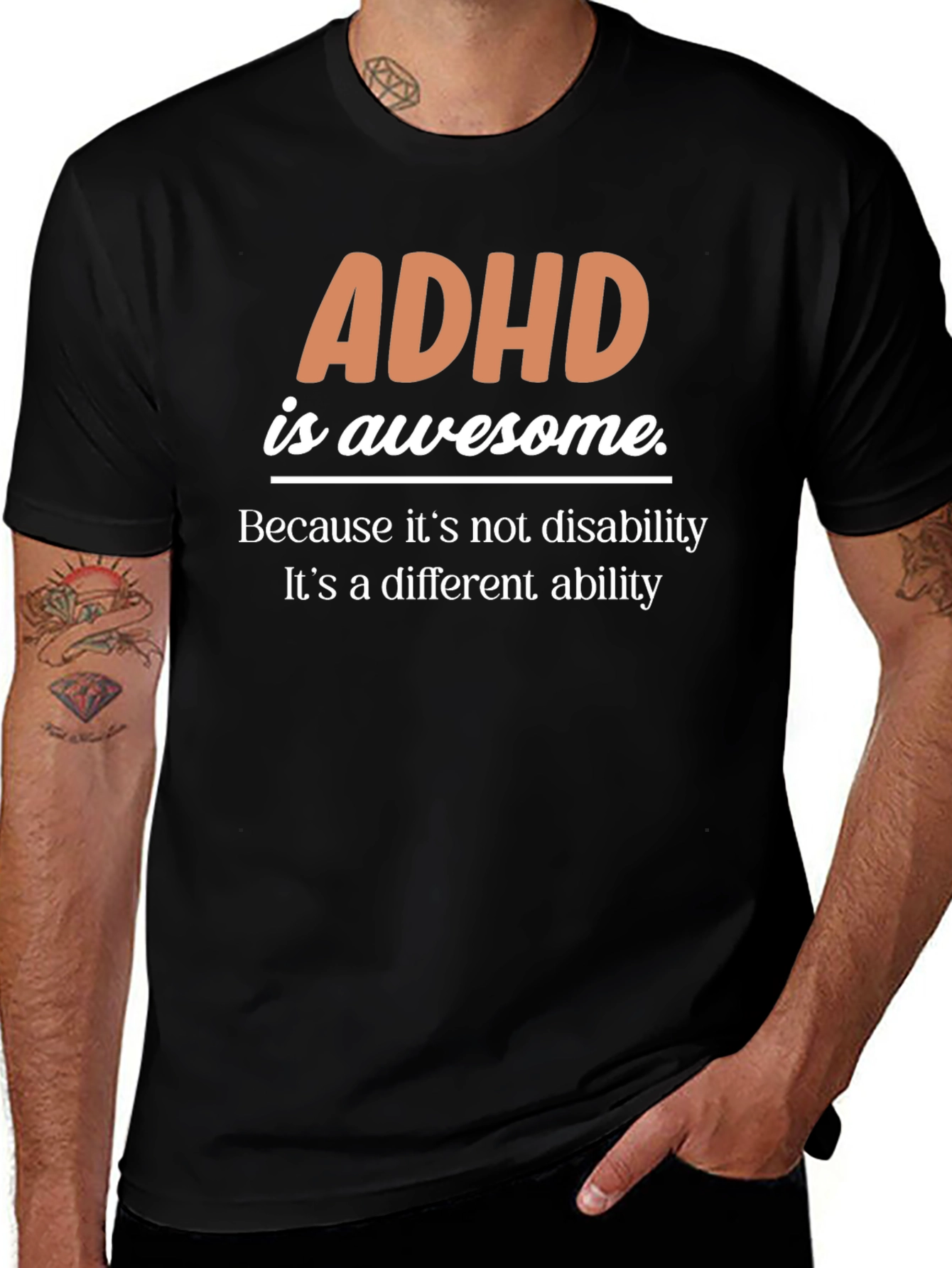 Variant 17 of ADHD is Awesome T-Shirt - Unique Ability Awareness Tee