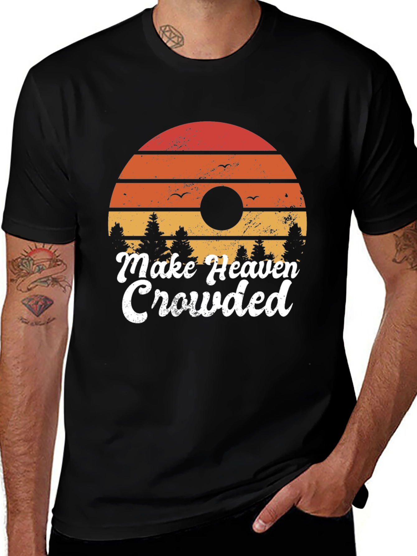 Variant 27 of Make Heaven Crowded Graphic Tee