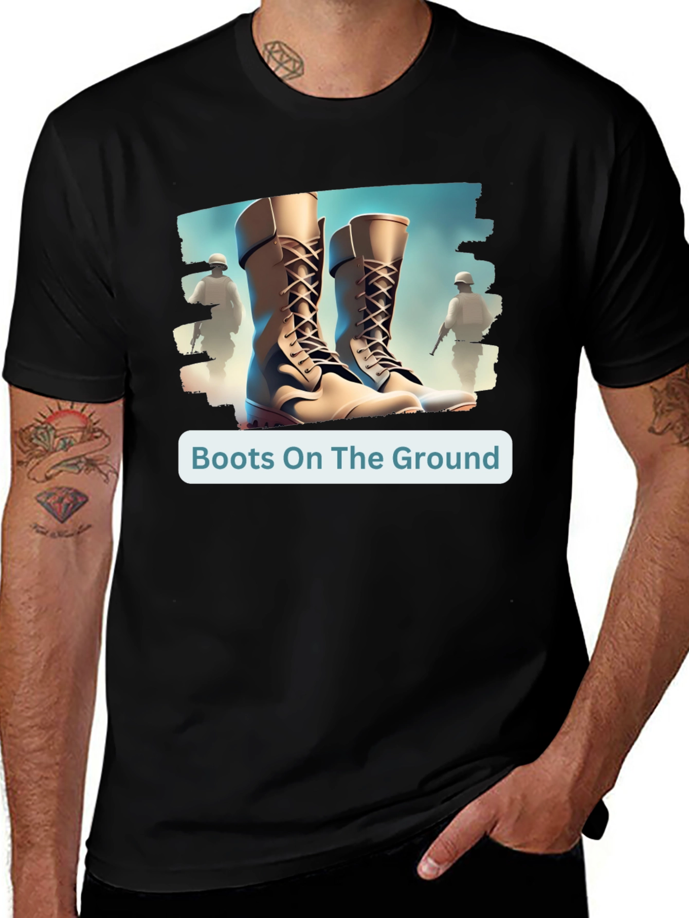 Variant 11 of Boots On The Ground Graphic Tee