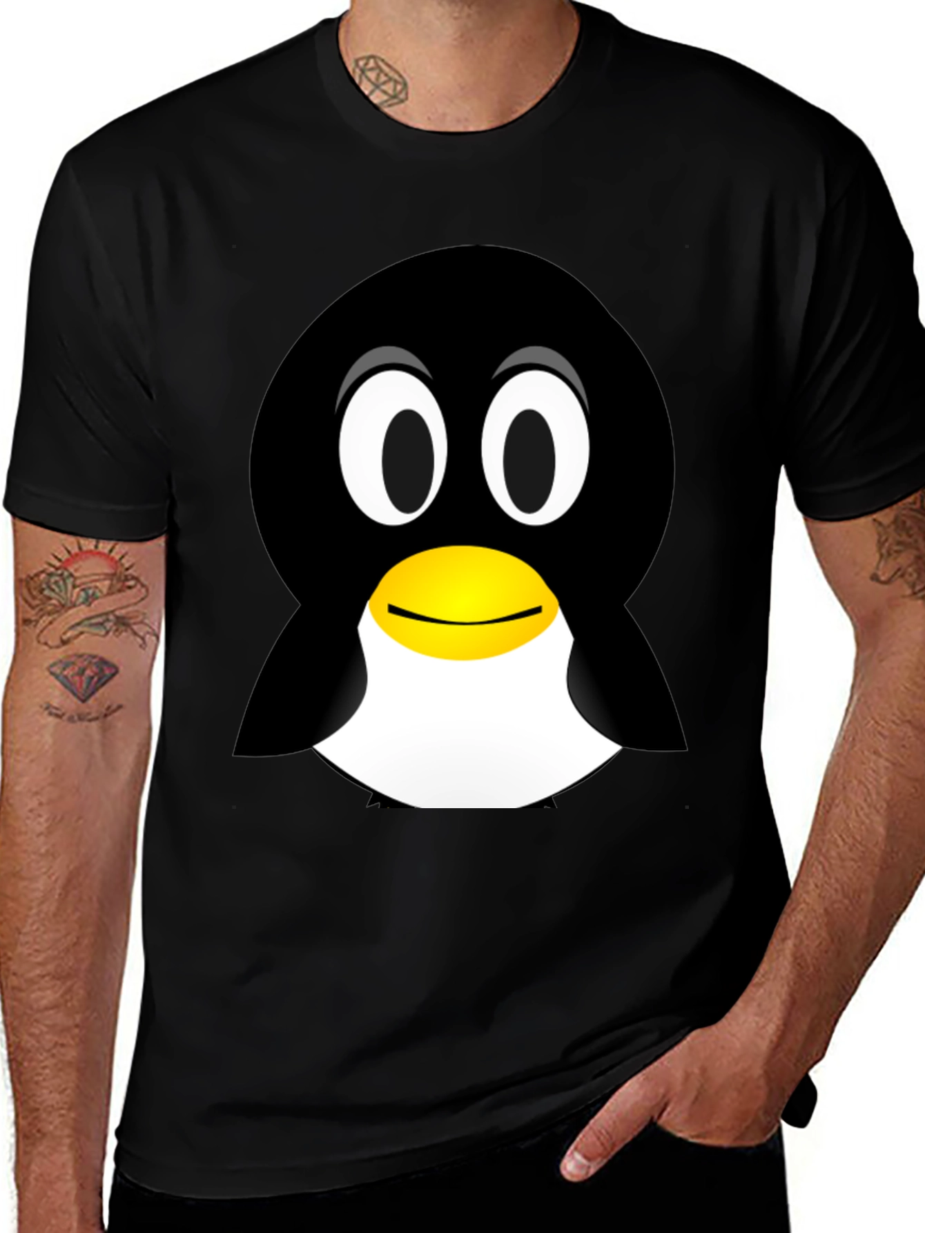 Linux Penguin T-Shirt - Tux Mascot Graphic Tee