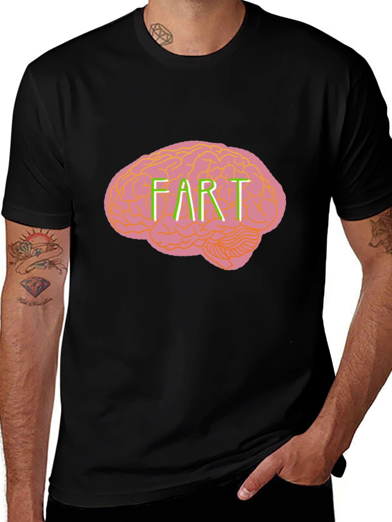 Variant 15 of Brain Fart Graphic Tee - Funny Novelty T-Shirt