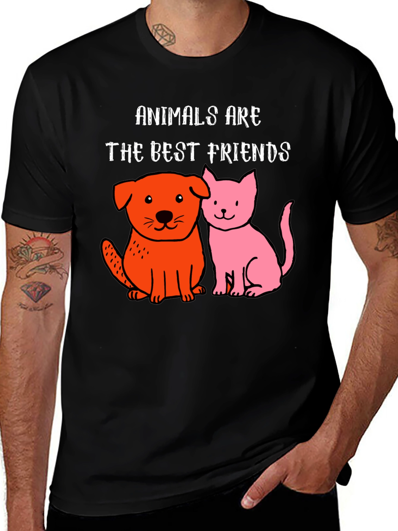 Variant 7 of Animals are the Best Friends T-Shirt