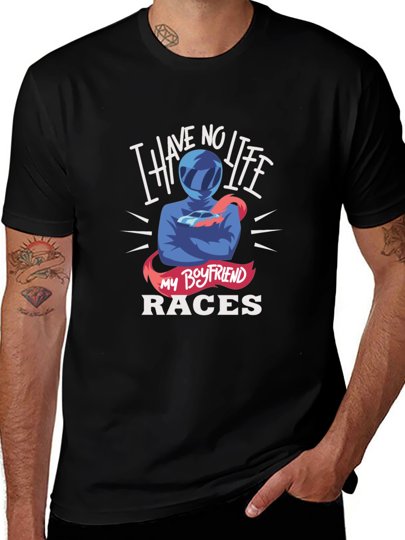 Variant 30 of Races Boyfriend T-Shirt