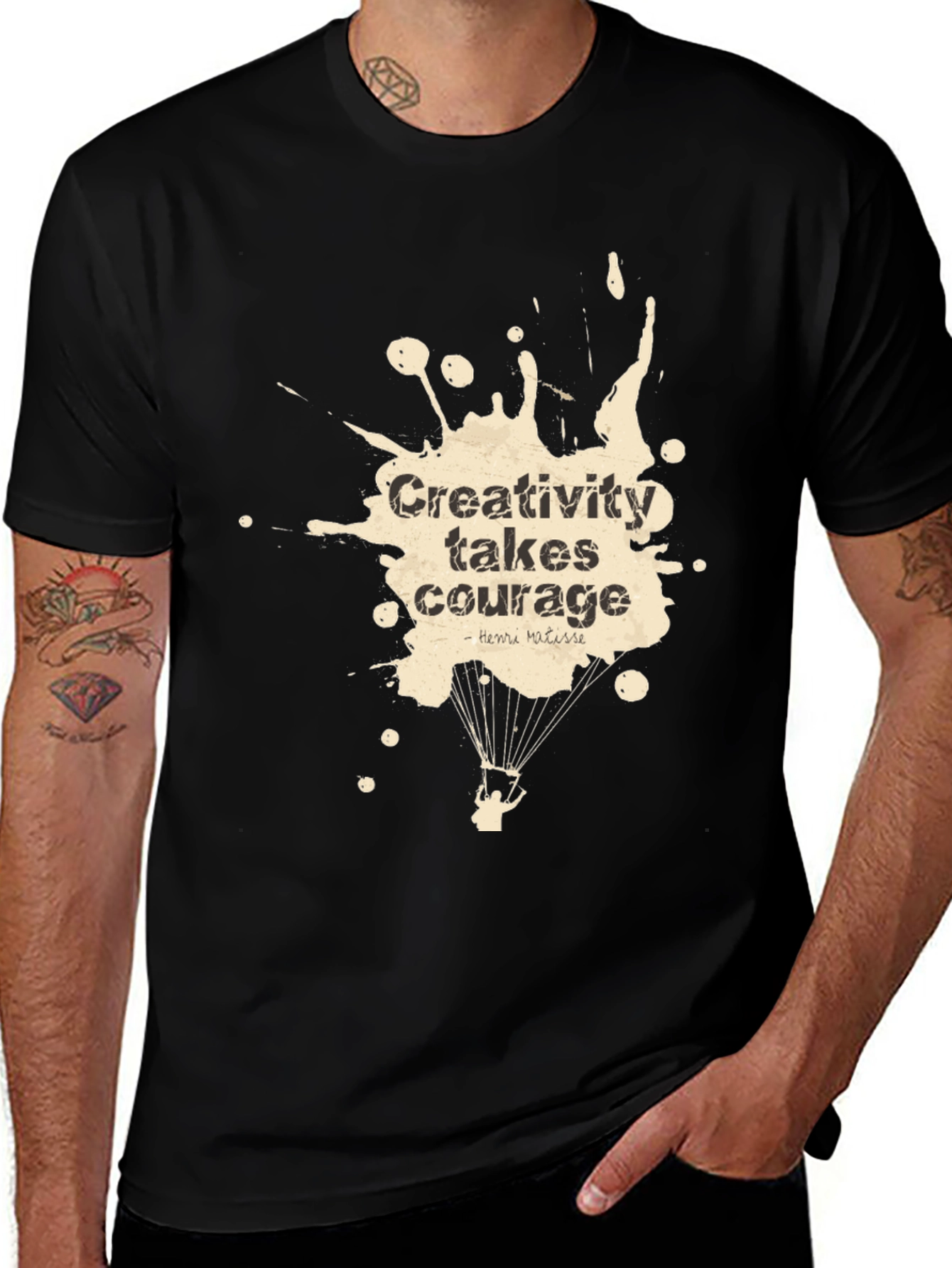Variant 14 of Creativity Takes Courage T-Shirt