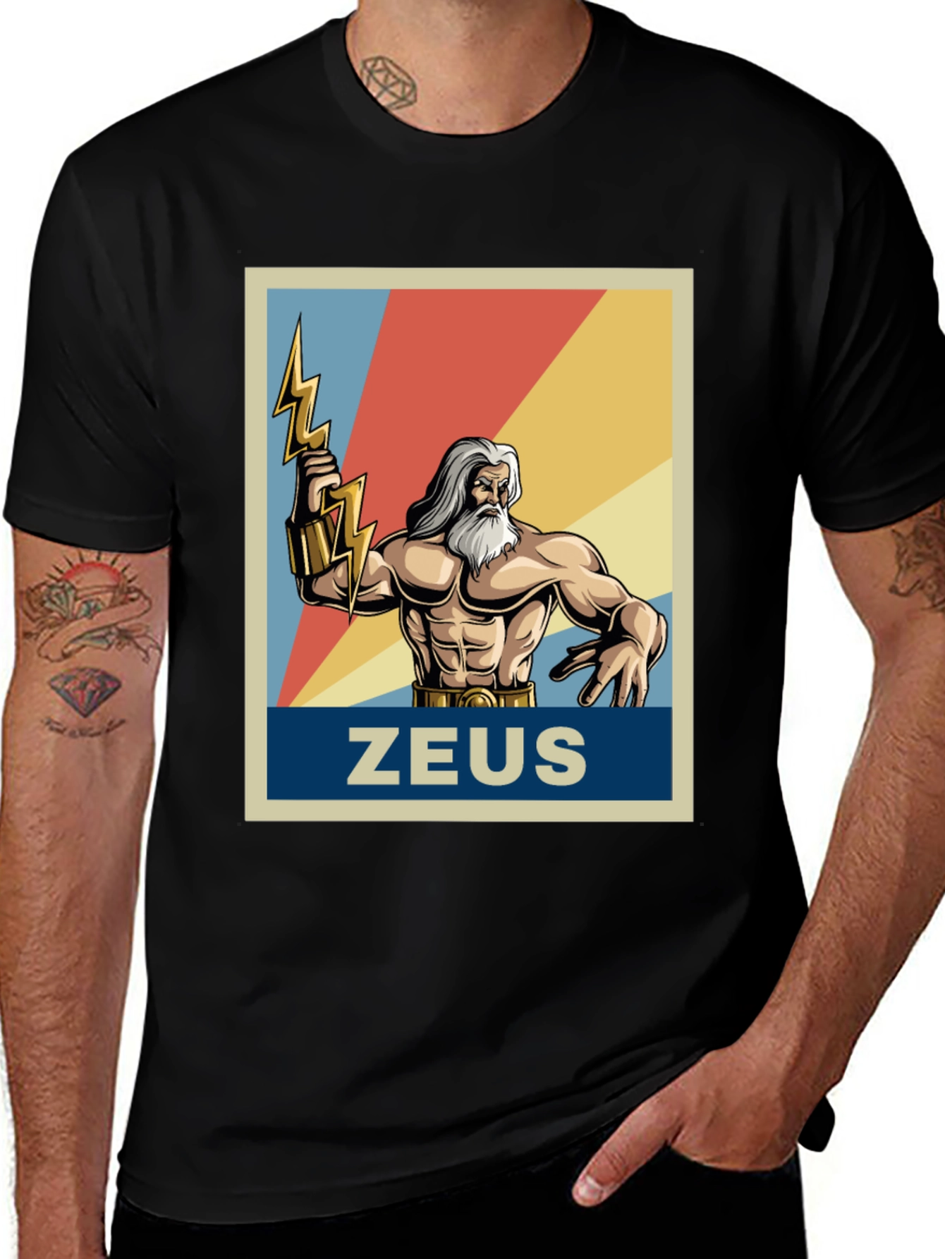 Zeus Graphic T-Shirt - Greek Mythology Tee