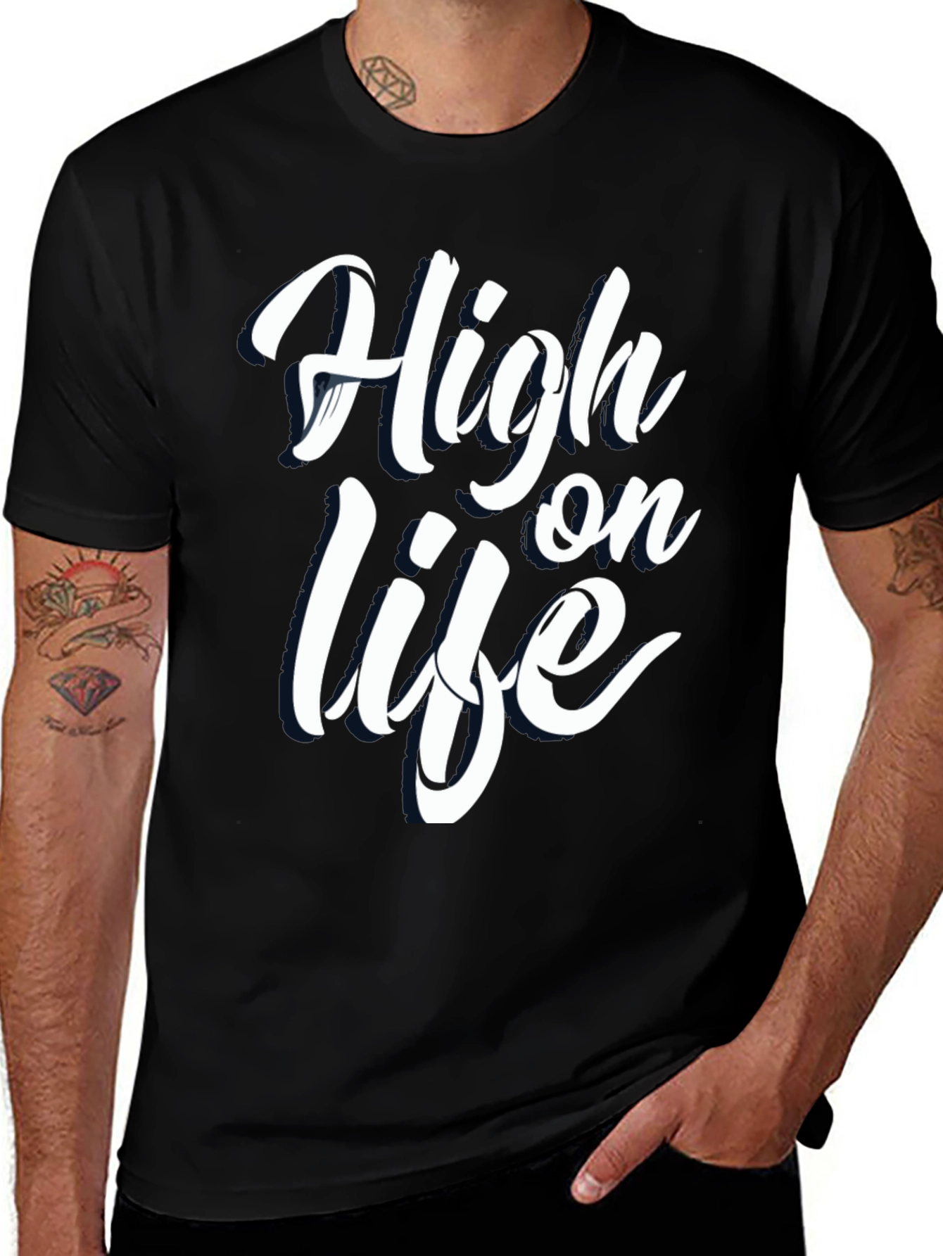 Variant 30 of High On Life Graphic Tee - Premium Cotton Blend