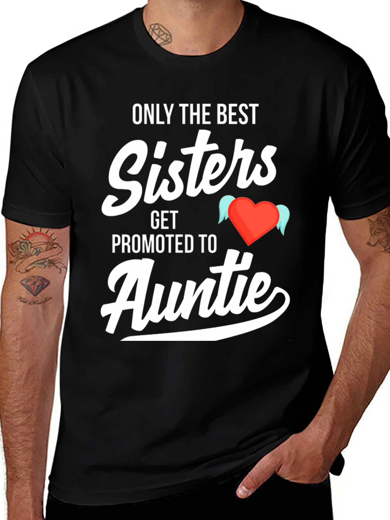 Variant 11 of Best Sisters Get Promoted to Auntie T-Shirt