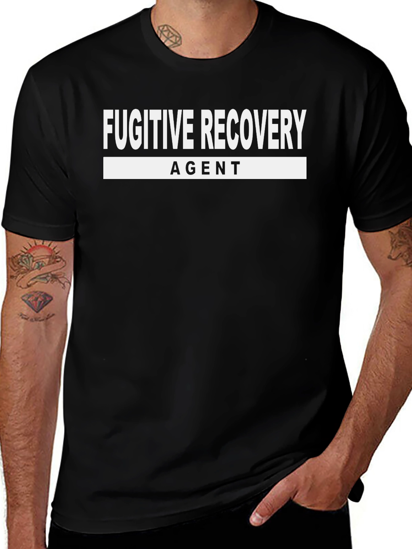 Fugitive Recovery Agent Graphic Tee