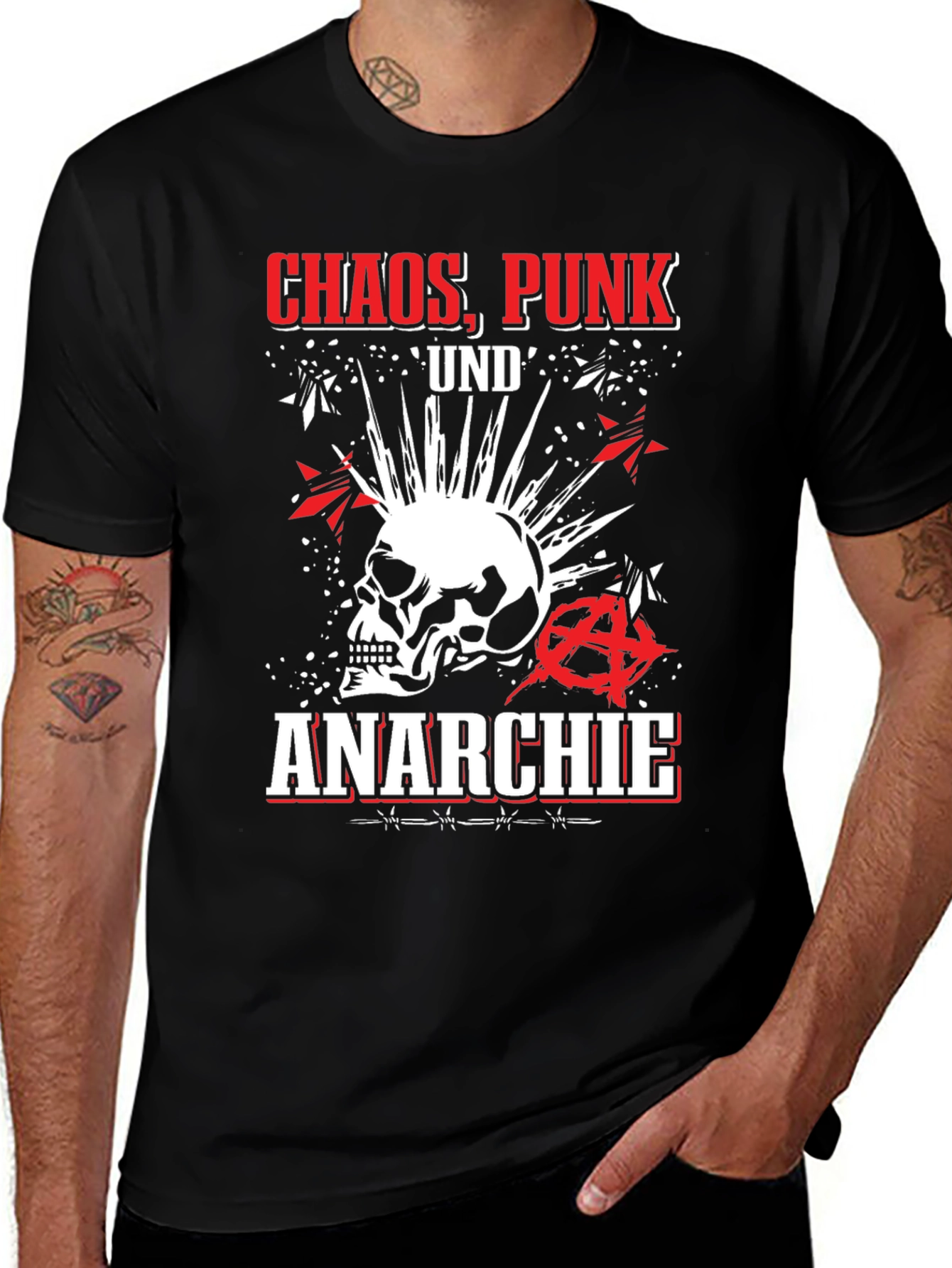 Variant 4 of Chaos Punk Anarchy Graphic Tee