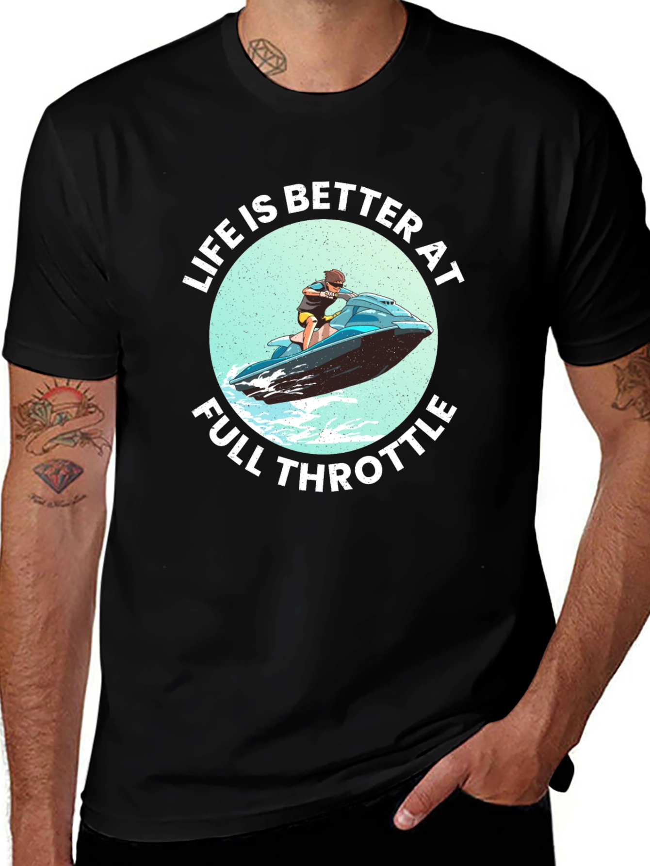 Variant 3 of Life is Better Jet Skiing T-Shirt