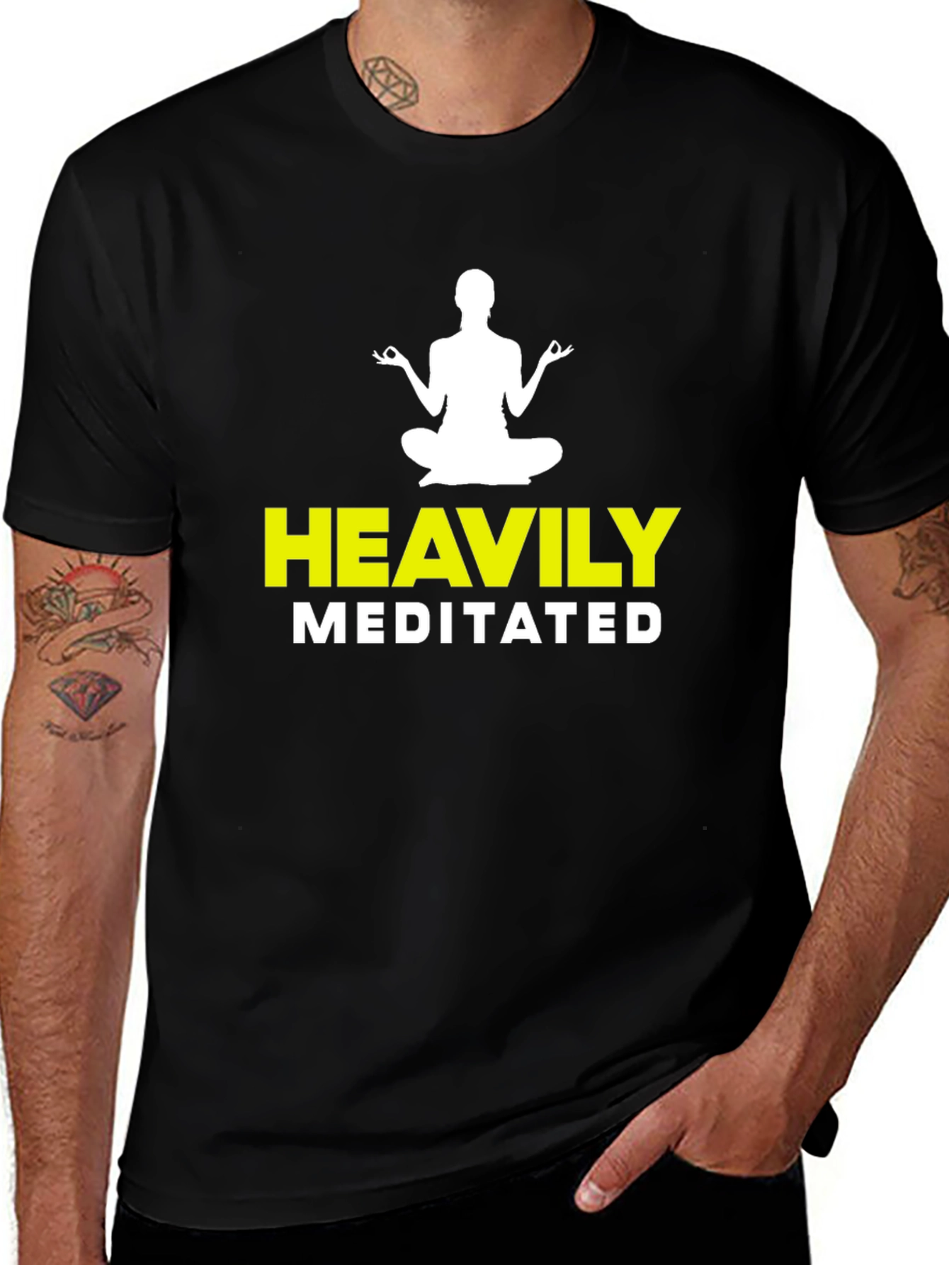 Variant 12 of Heavily Meditated Graphic T-Shirt