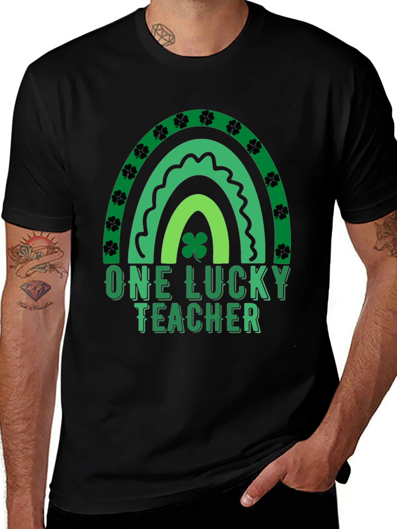Variant 19 of One Lucky Teacher St. Patrick's Day T-Shirt