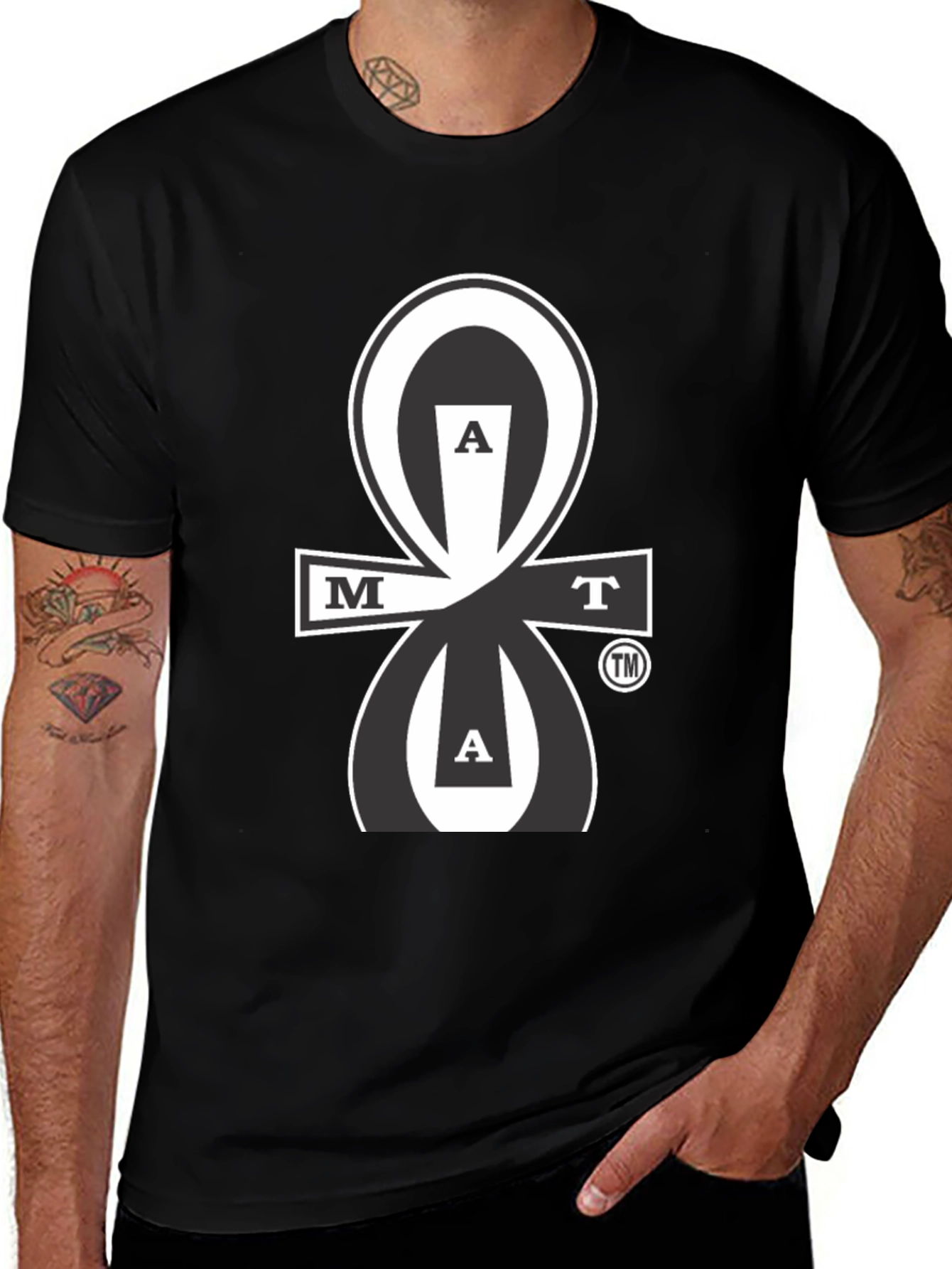 Variant 13 of MAAT Black Graphic T-Shirt