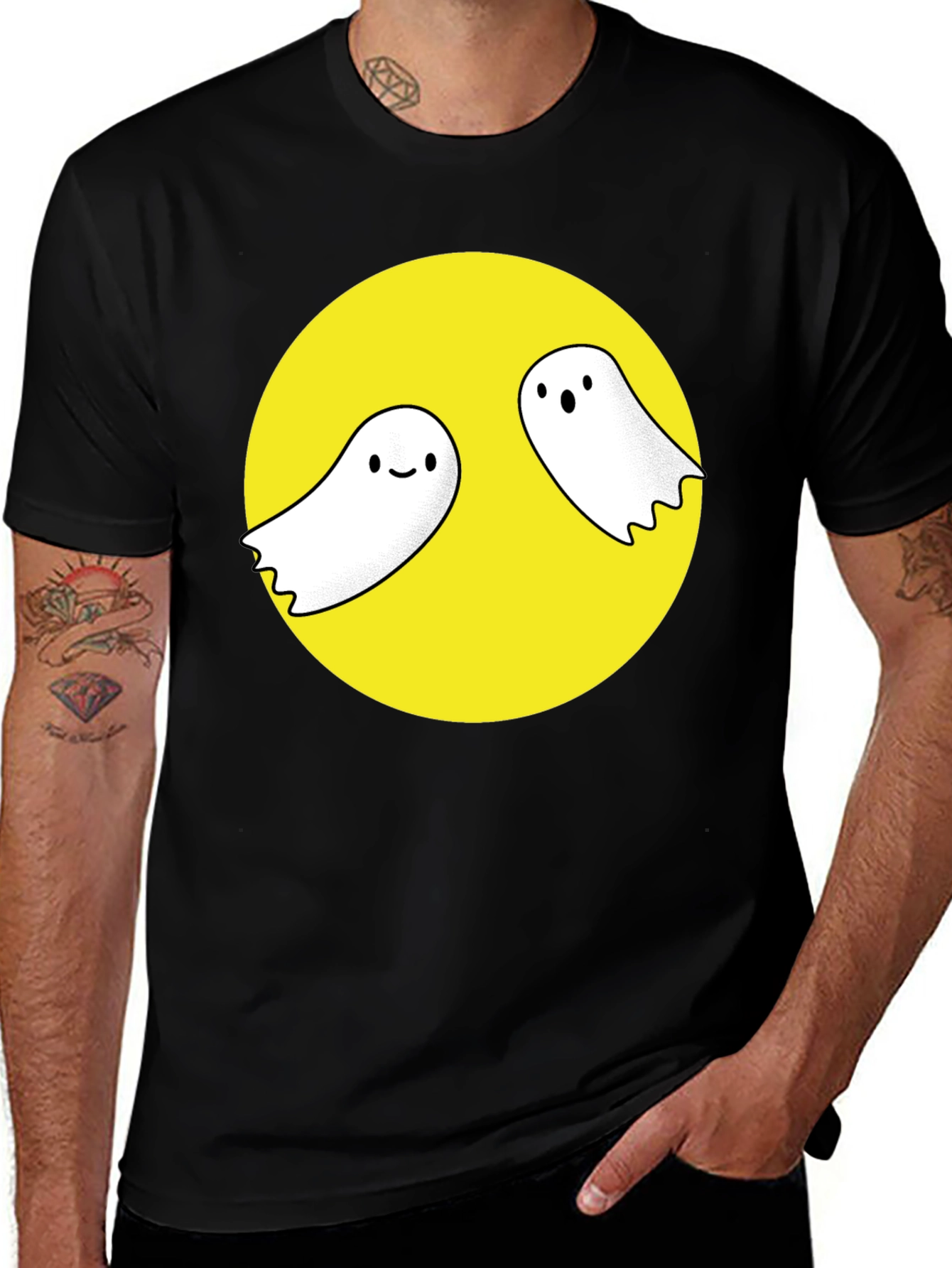 Variant 21 of Spooky Ghost T-Shirt