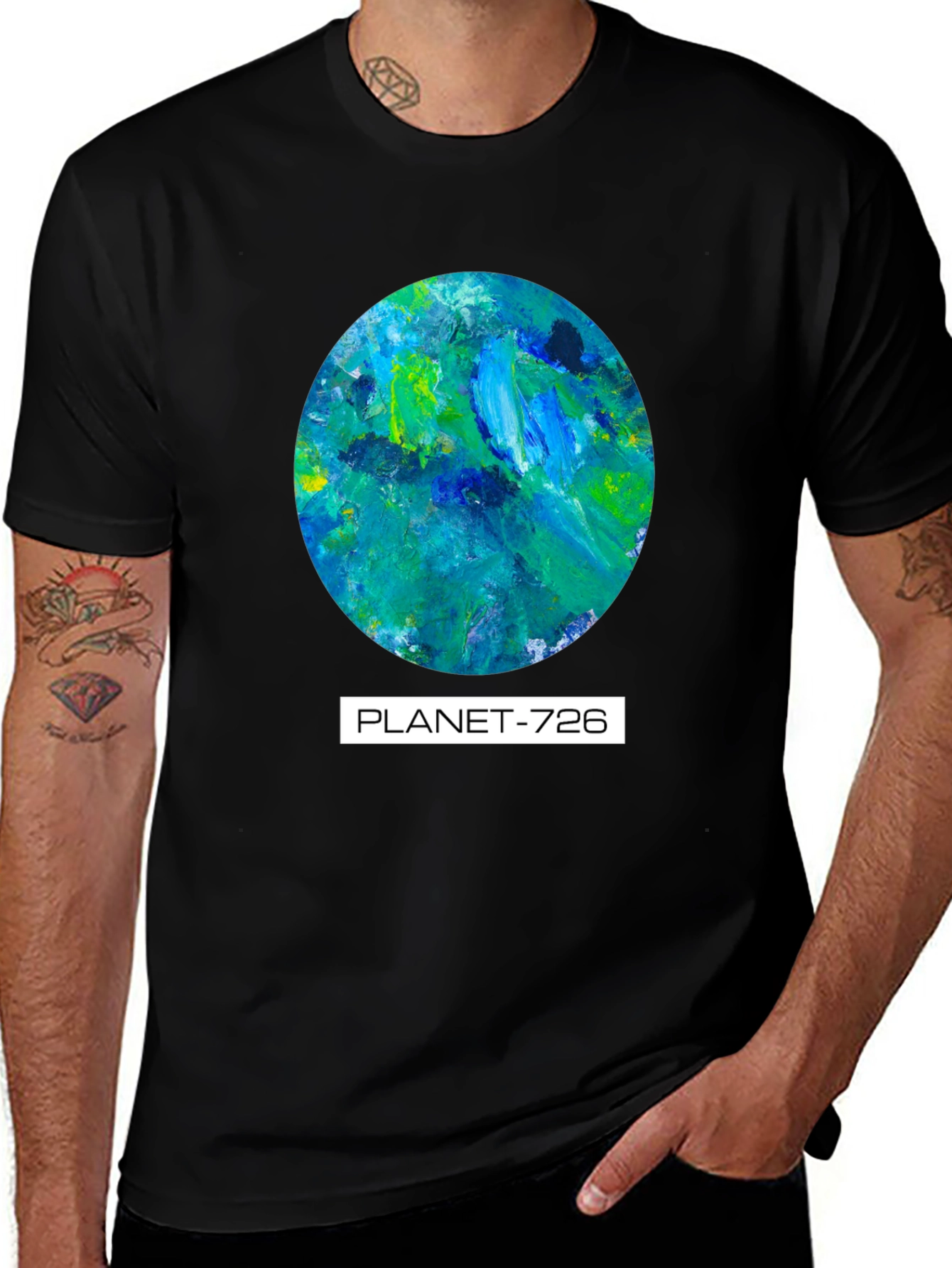 Variant 23 of Planet-726 Graphic Tee - Unique Artistic Design