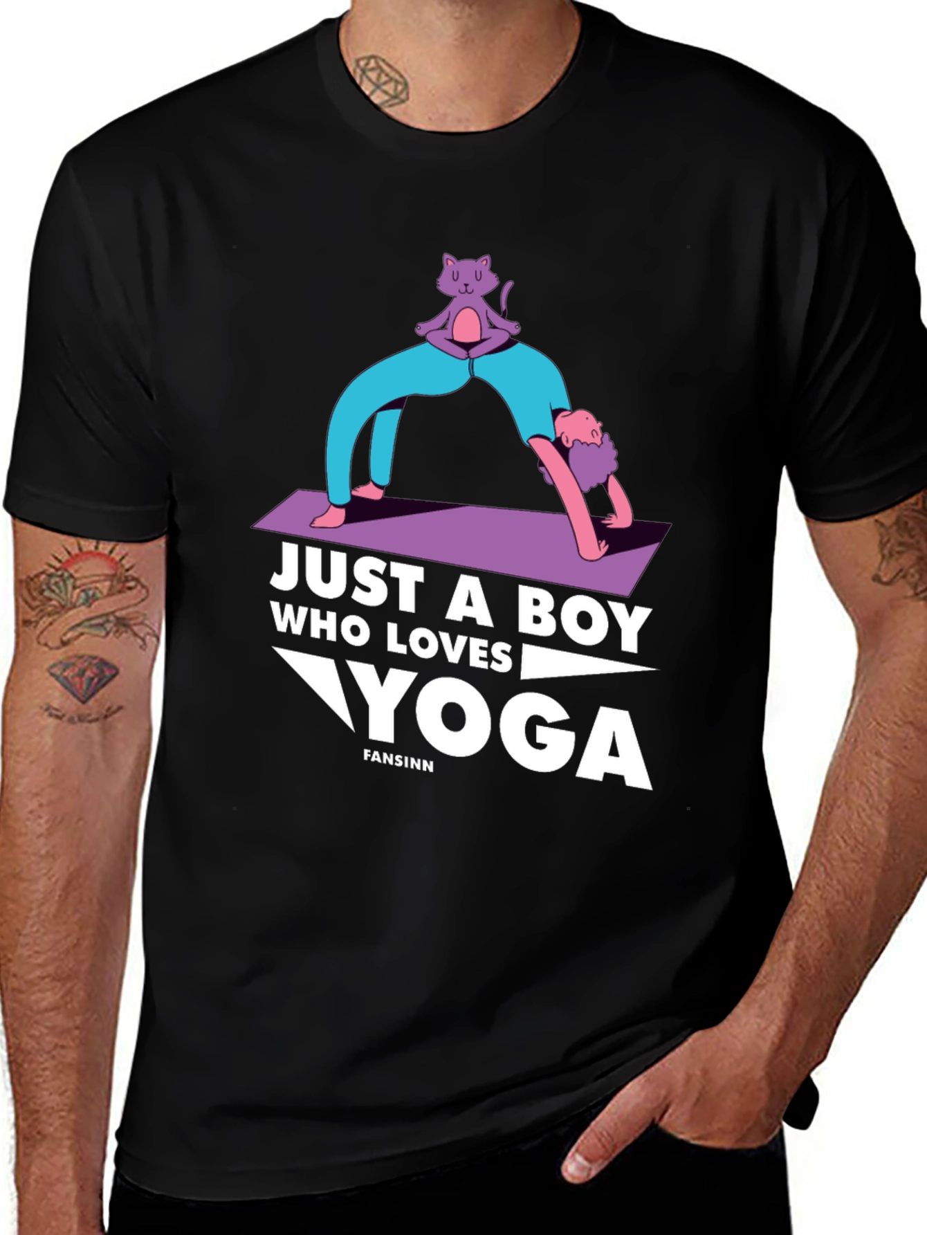 Variant 16 of Yoga Boy Graphic Tee