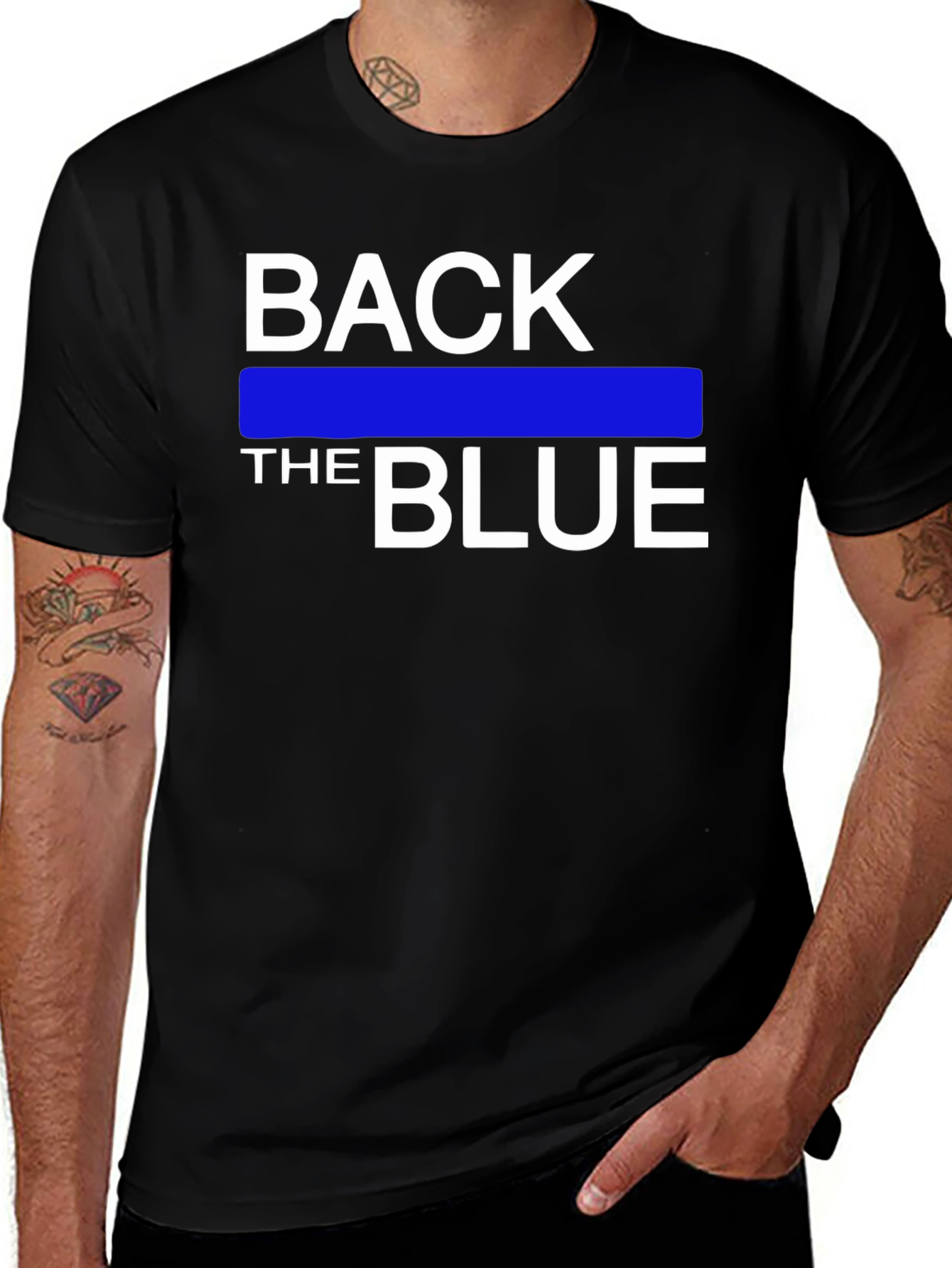 Back the Blue T-Shirt - Support Law Enforcement