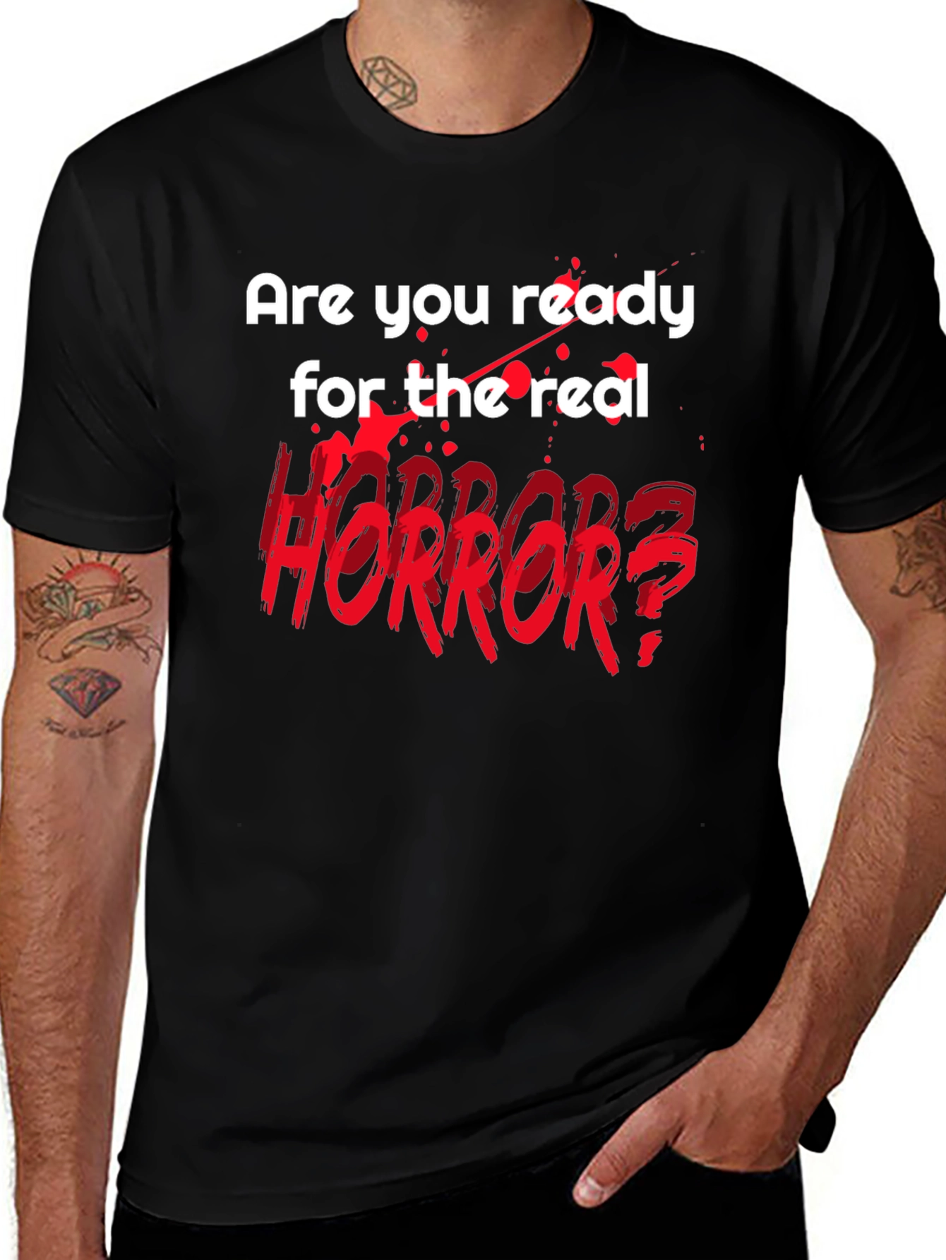 Variant 22 of Horror Fan T-Shirt - Are You Ready?