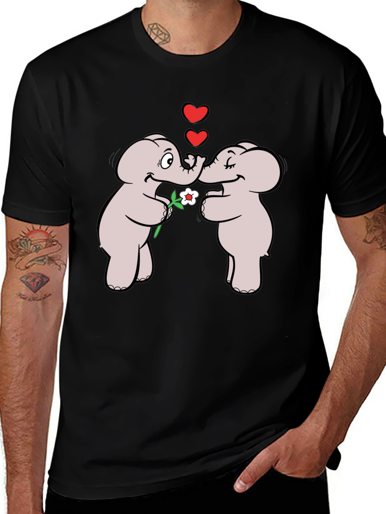 Variant 4 of Elephant Love T-Shirt
