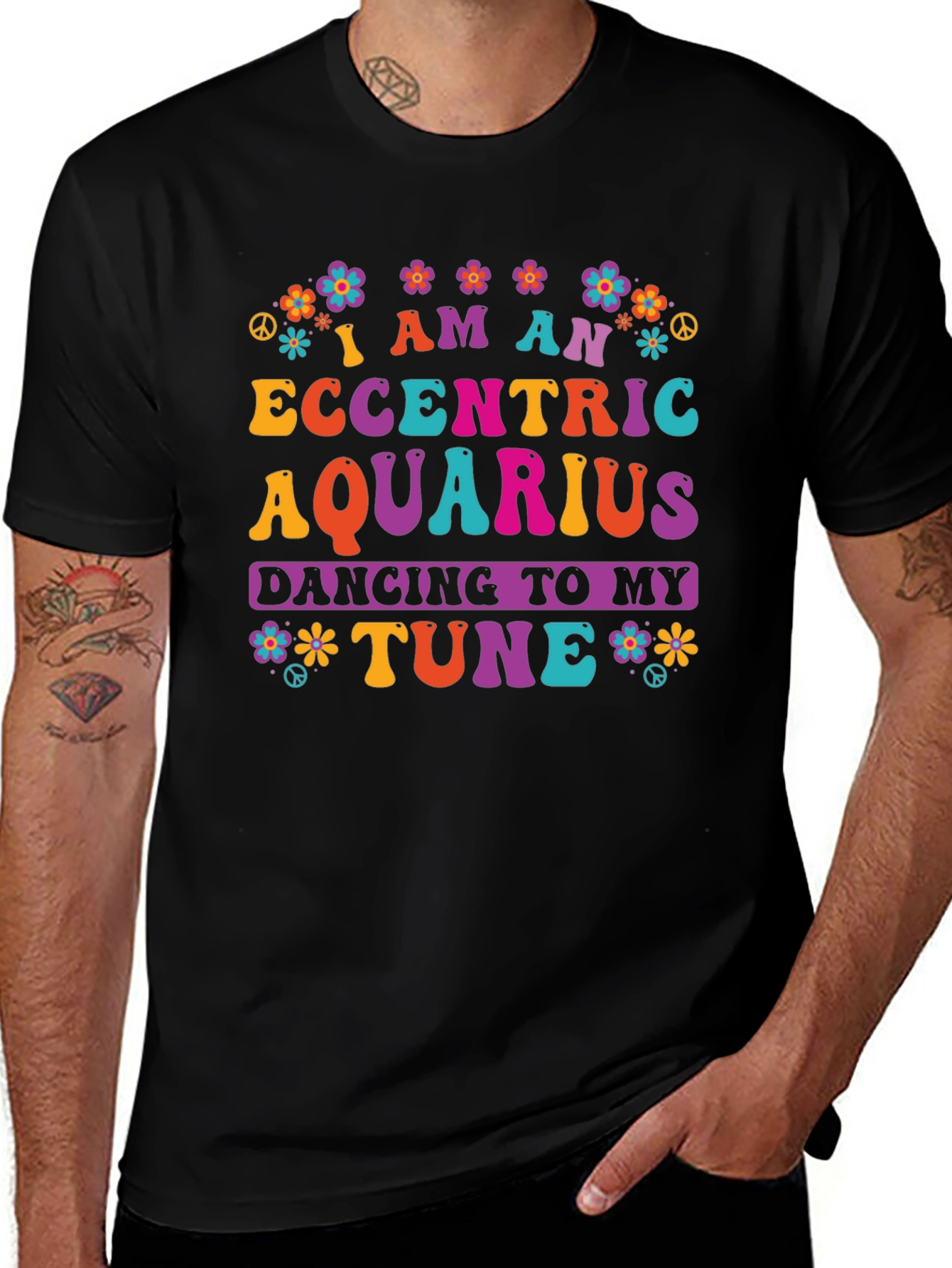 Variant 22 of Eccentric Aquarius Graphic T-Shirt