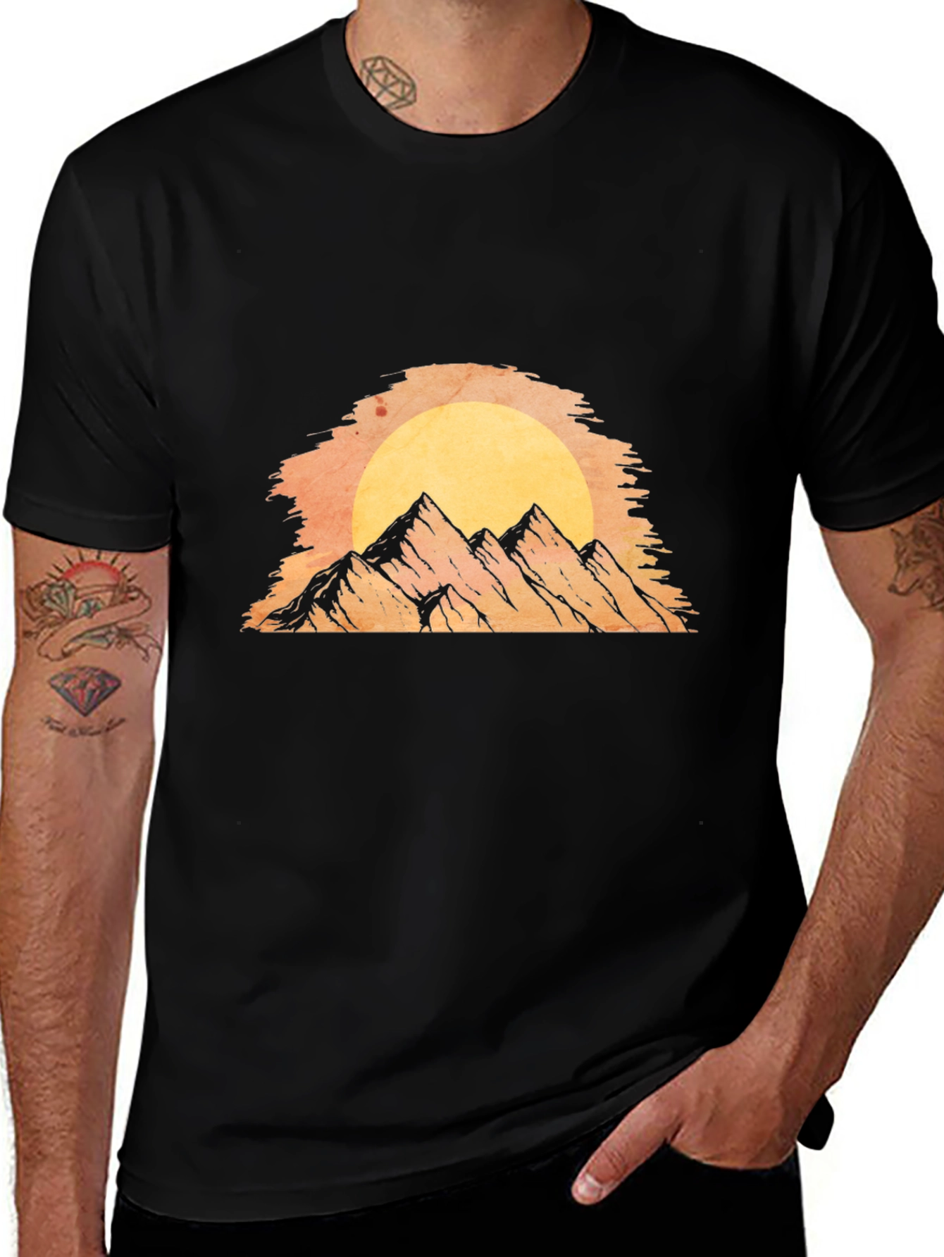 Variant 29 of Mountain Sunset Graphic Tee
