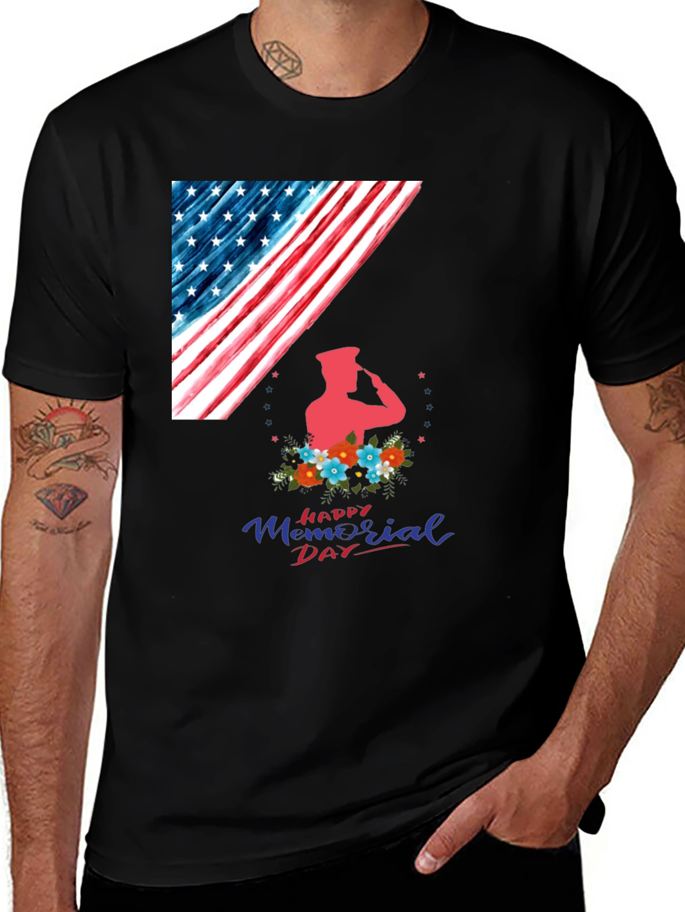Memorial Day T-Shirt Patriotic Design