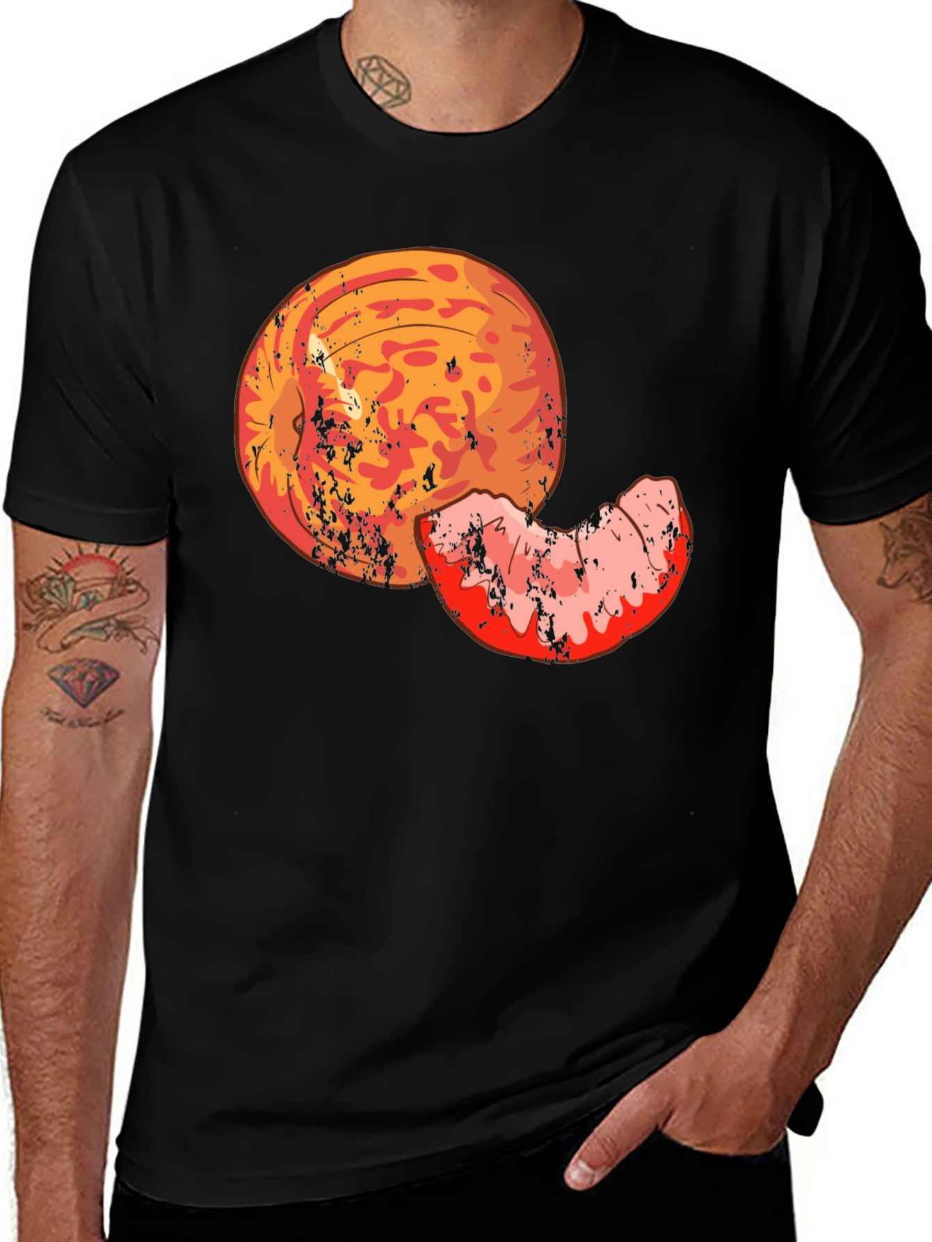 Variant 24 of Peach Graphic T-Shirt