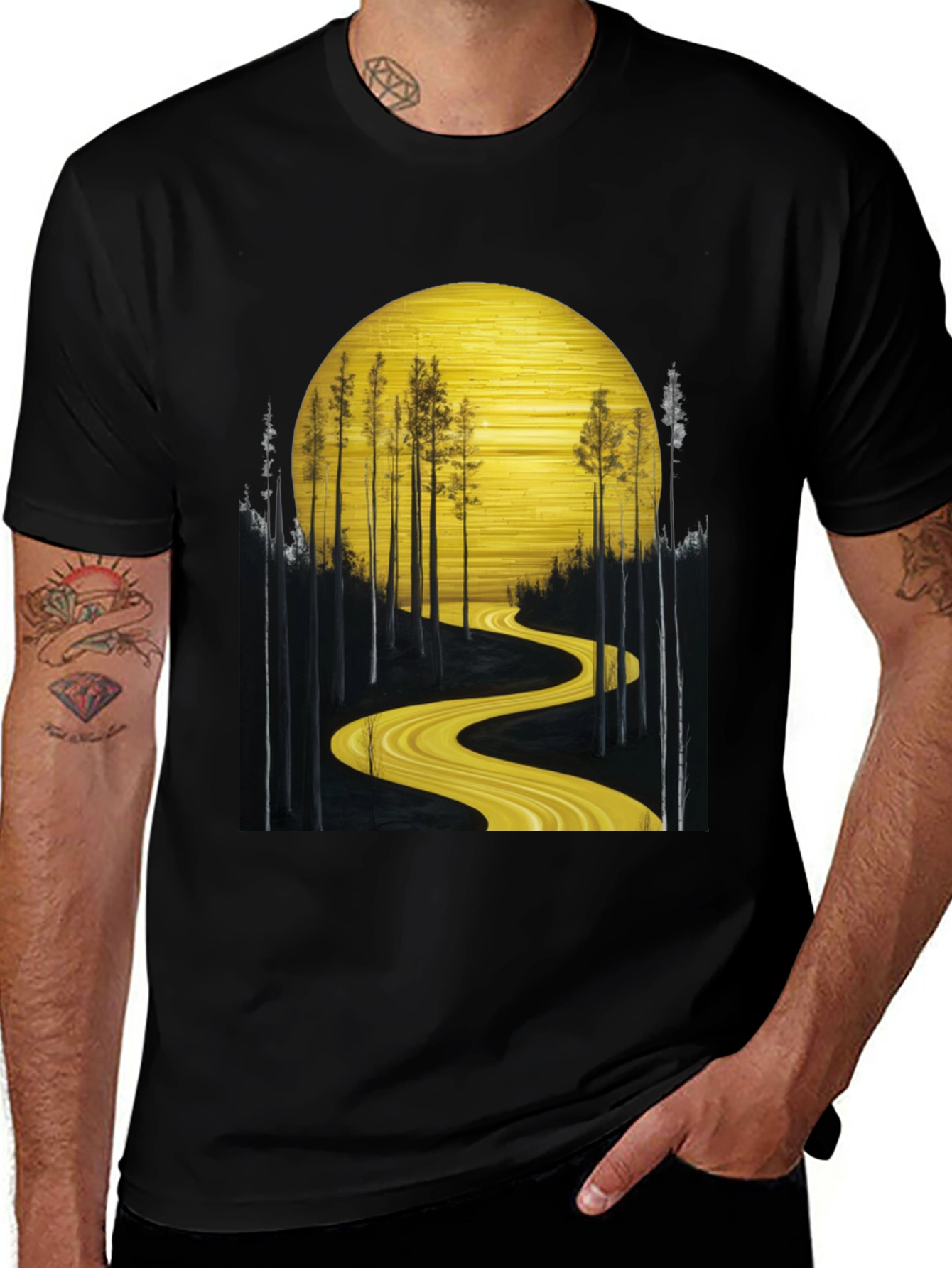 Variant 21 of Golden Road Forest Graphic Tee