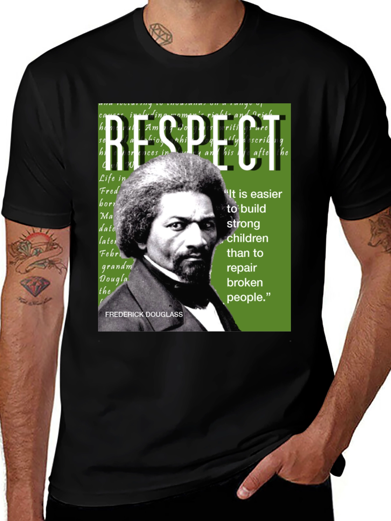Frederick Douglass Respect T-Shirt