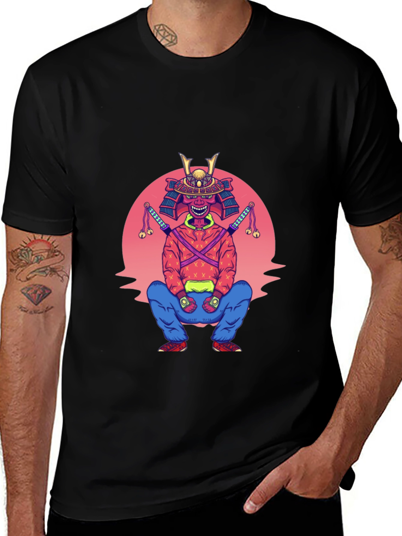 Variant 13 of Samurai Graphic T-Shirt - Unique Streetwear Design